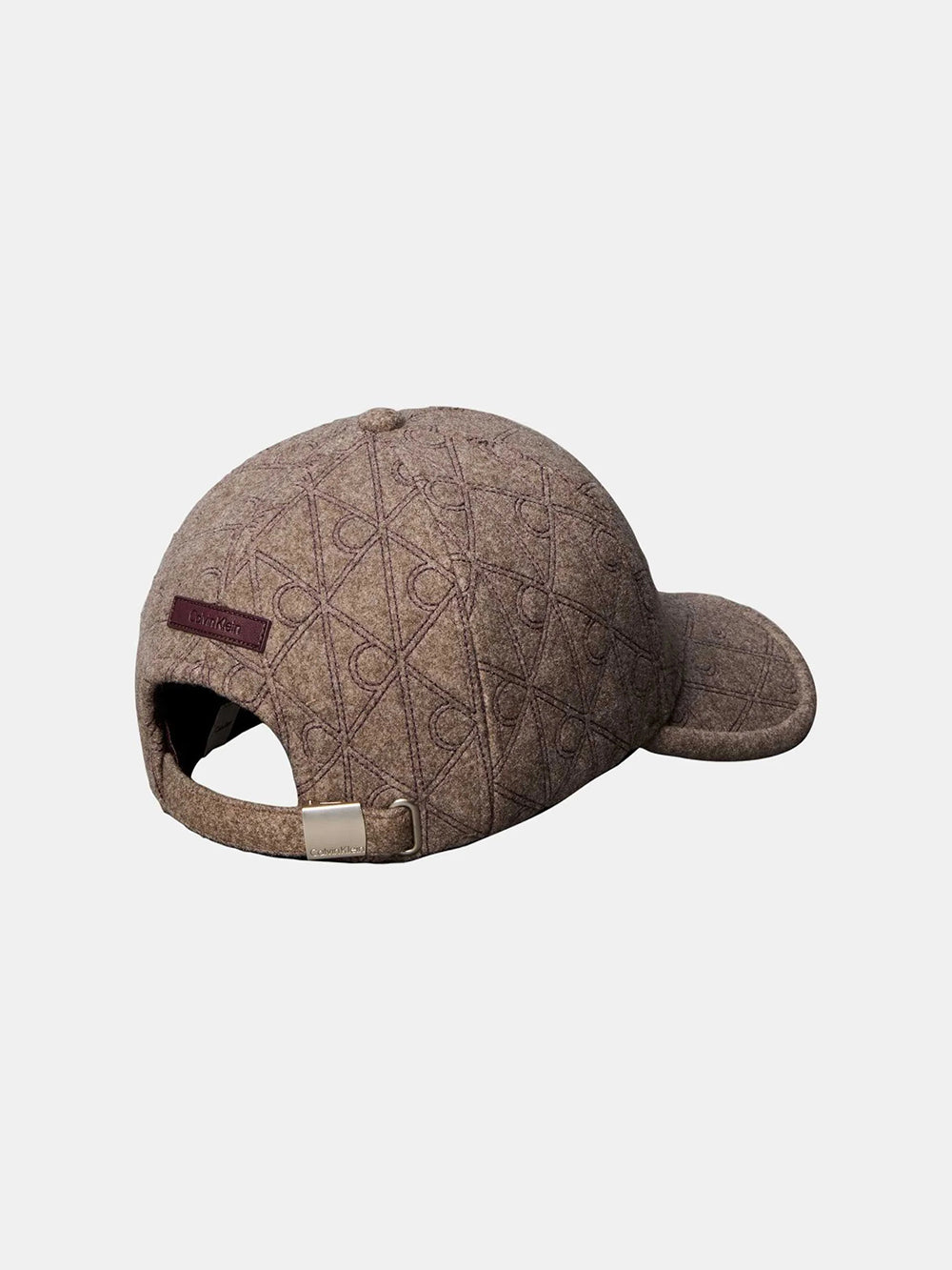 כובע קלווין קליין Aop Embroidered Wool Felt Cap נשים