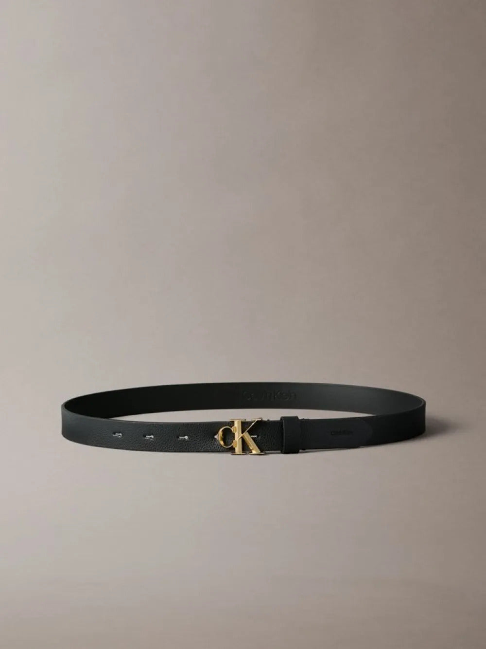 חגורה קלווין קליין Facet Buckle Pebble 25mm Belt נשים