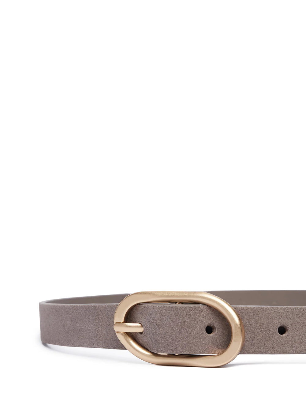 חגורה קלווין קליין Organic Buckle Suede Belt 20Mm נשים