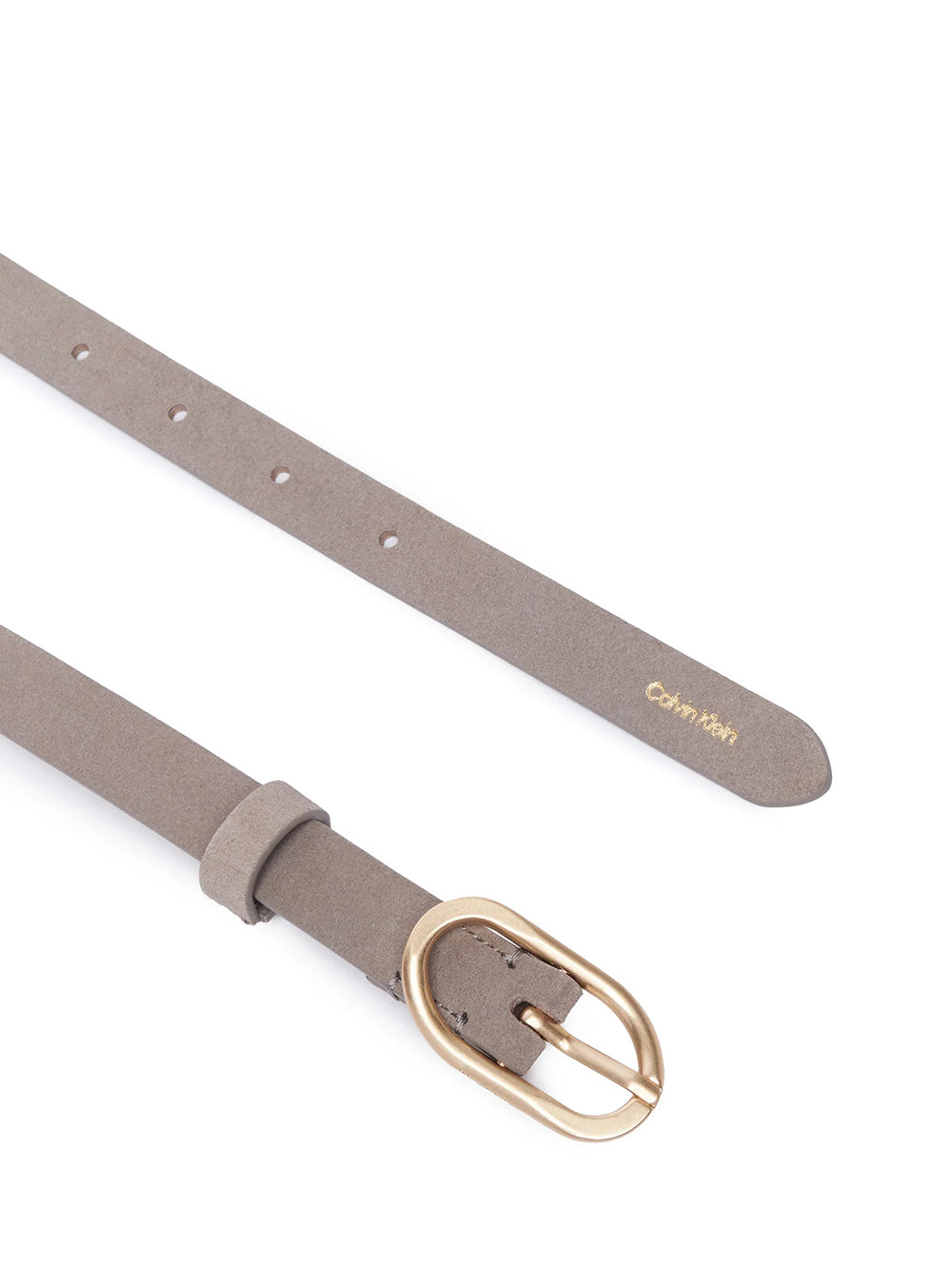 חגורה קלווין קליין Organic Buckle Suede Belt 20Mm נשים