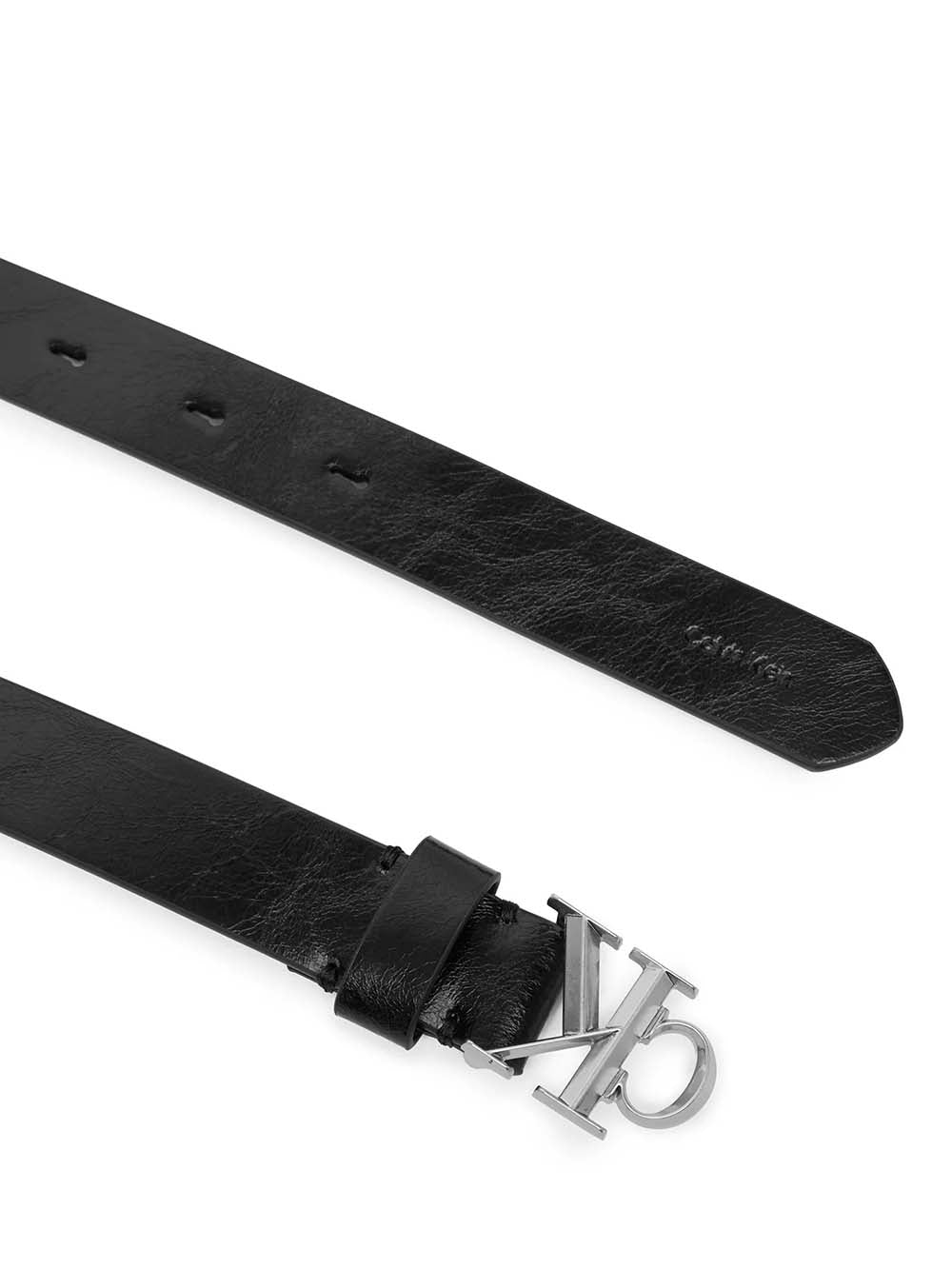 חגורה קלווין קליין Buckle Glossy Strap 25mm Belt נשים
