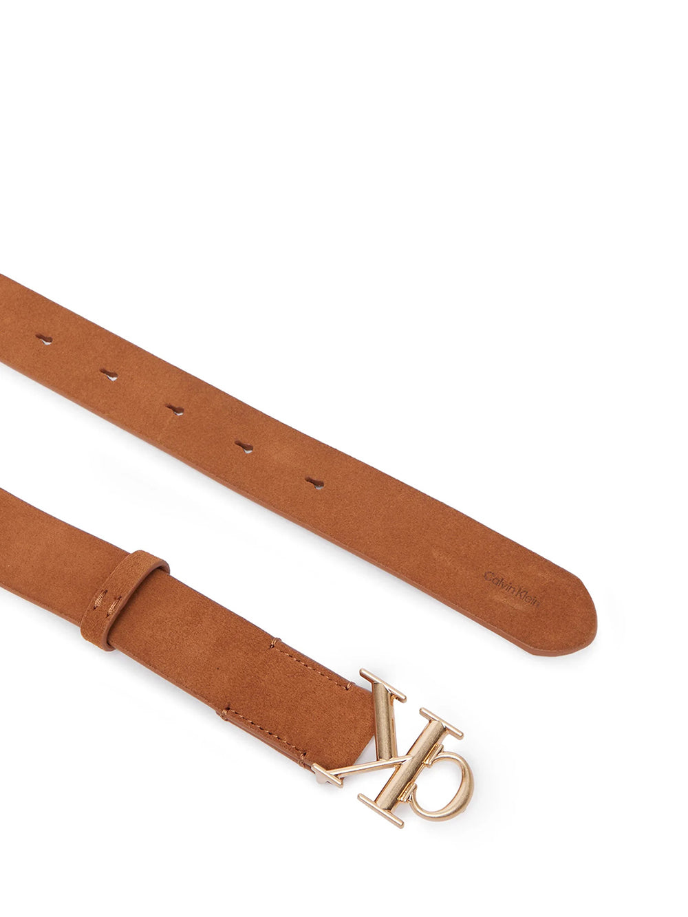 כובע קלווין קליין Round -Buckle Suede 30Mm נשים