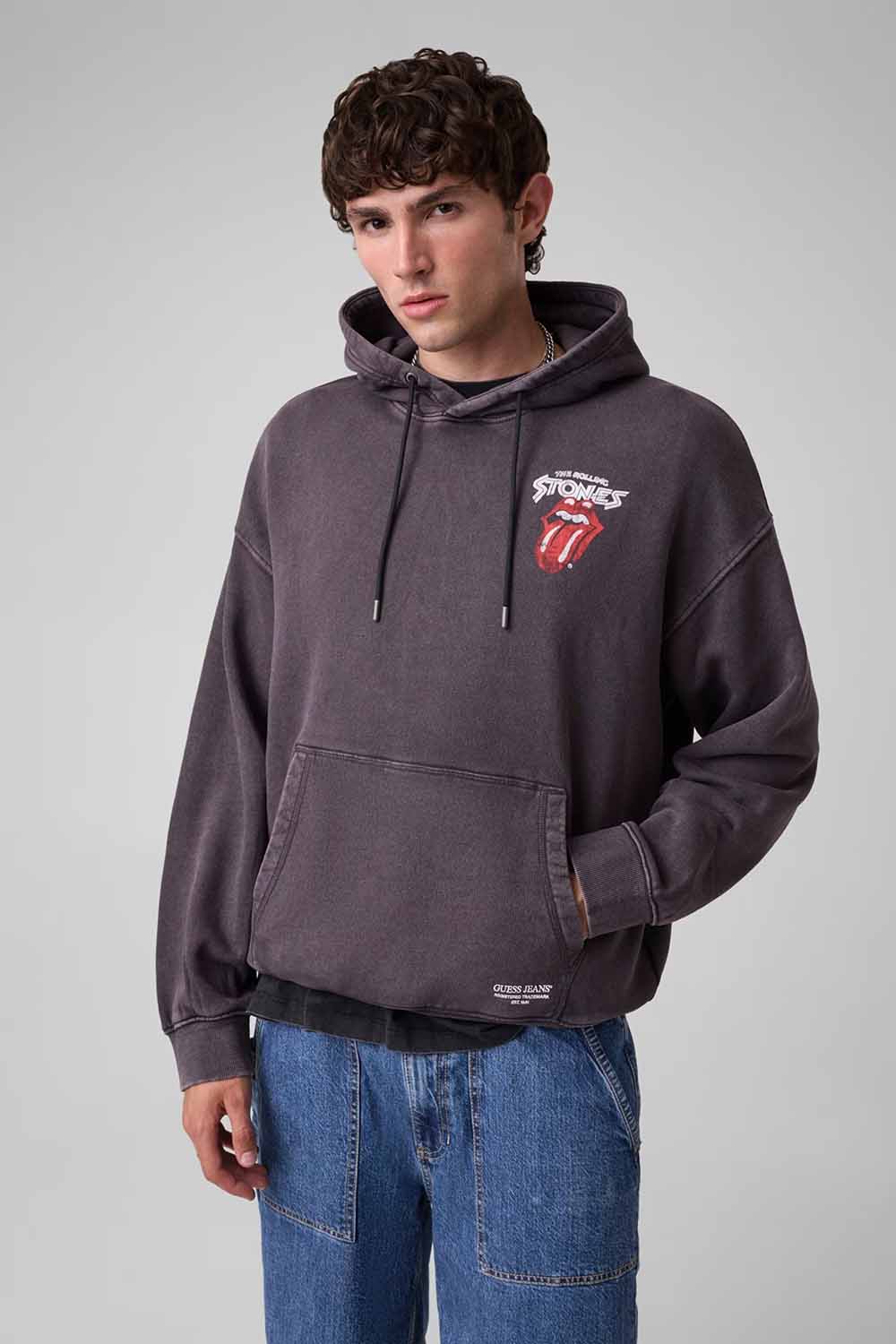 נעלי Guess Printed Hoodie Gj X Rolling Stones גברים