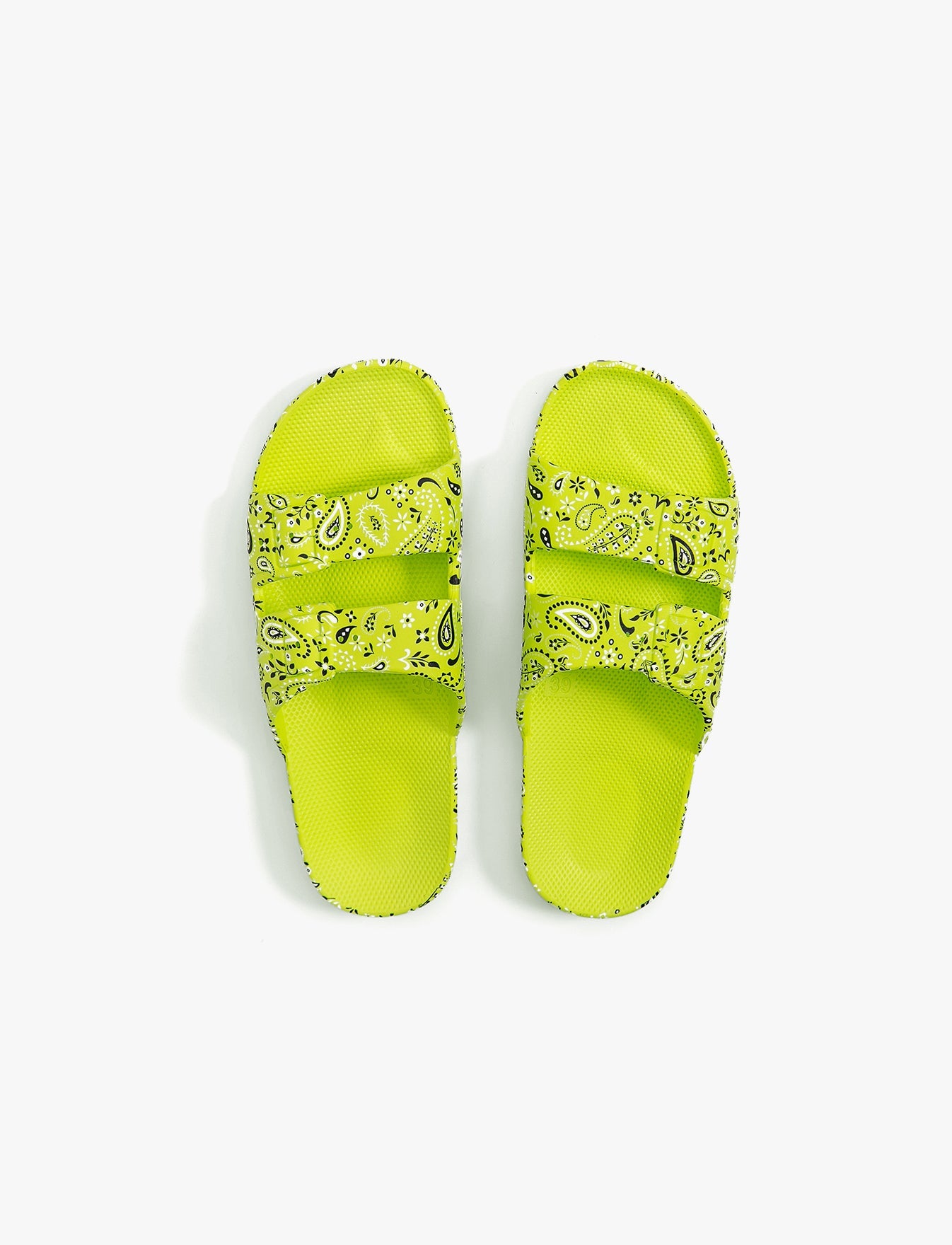 Fredoom Moses Kids Ringo Alice- כפכפים לילדים מוזס בצבע ירקרק בהדפס בנדנה