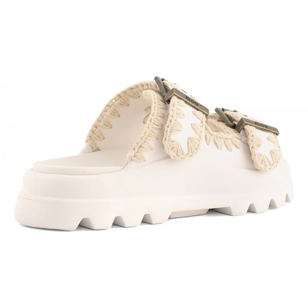 כפכפי Mou Eva One-Piece Slide Two-Buckle נשים