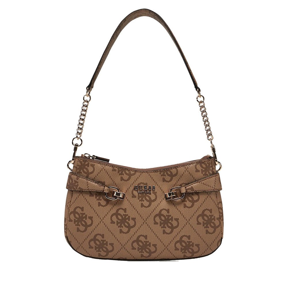 GUESS Schoudertas Lorelei Top Zip Shoulder Bag Bone Crème GUESS Schoudertas Lorelei Top Zip Shoulder Bag Bone Crème