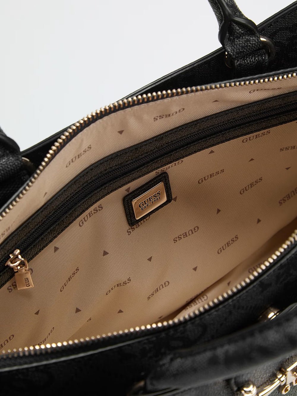 תיק Guess Janie Logo Girlfriend Satchel נשים