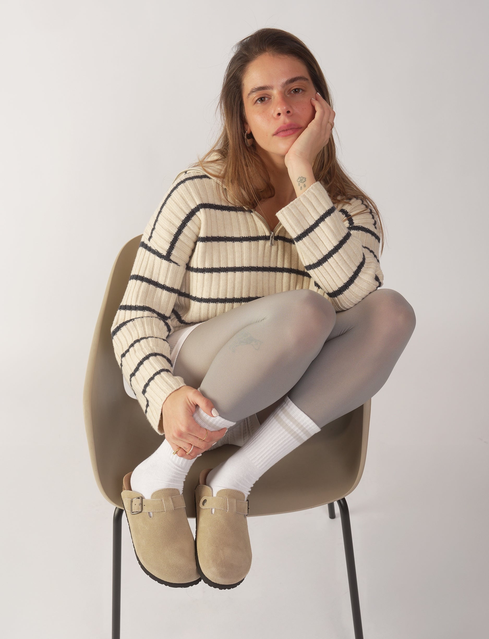 Oscars - כפכפי זמש פרסיליה אוסקרס לנשים בצבע חול