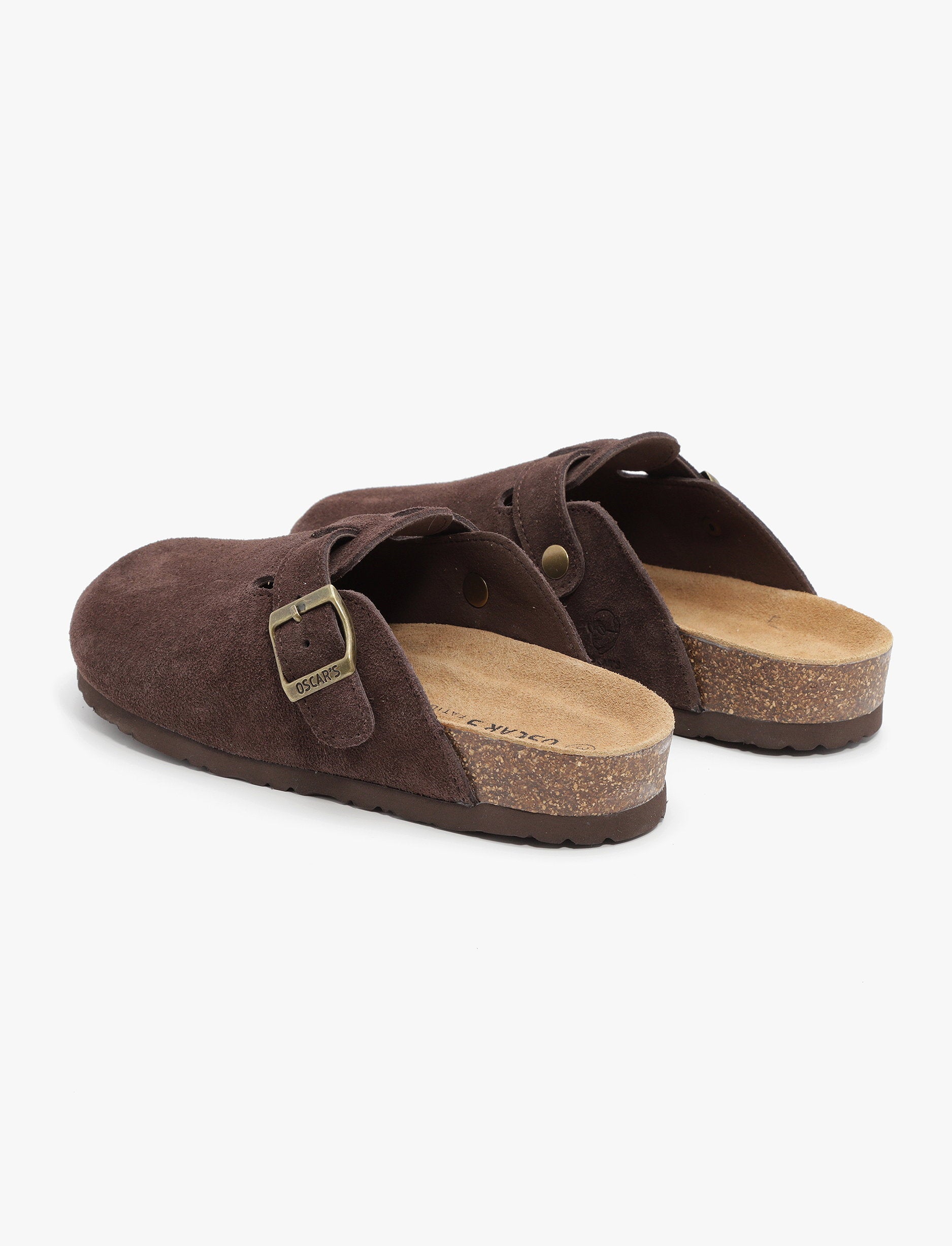 Oscars - כפכפי זמש אלביס סבנטי ניין לגברים בצבע חום