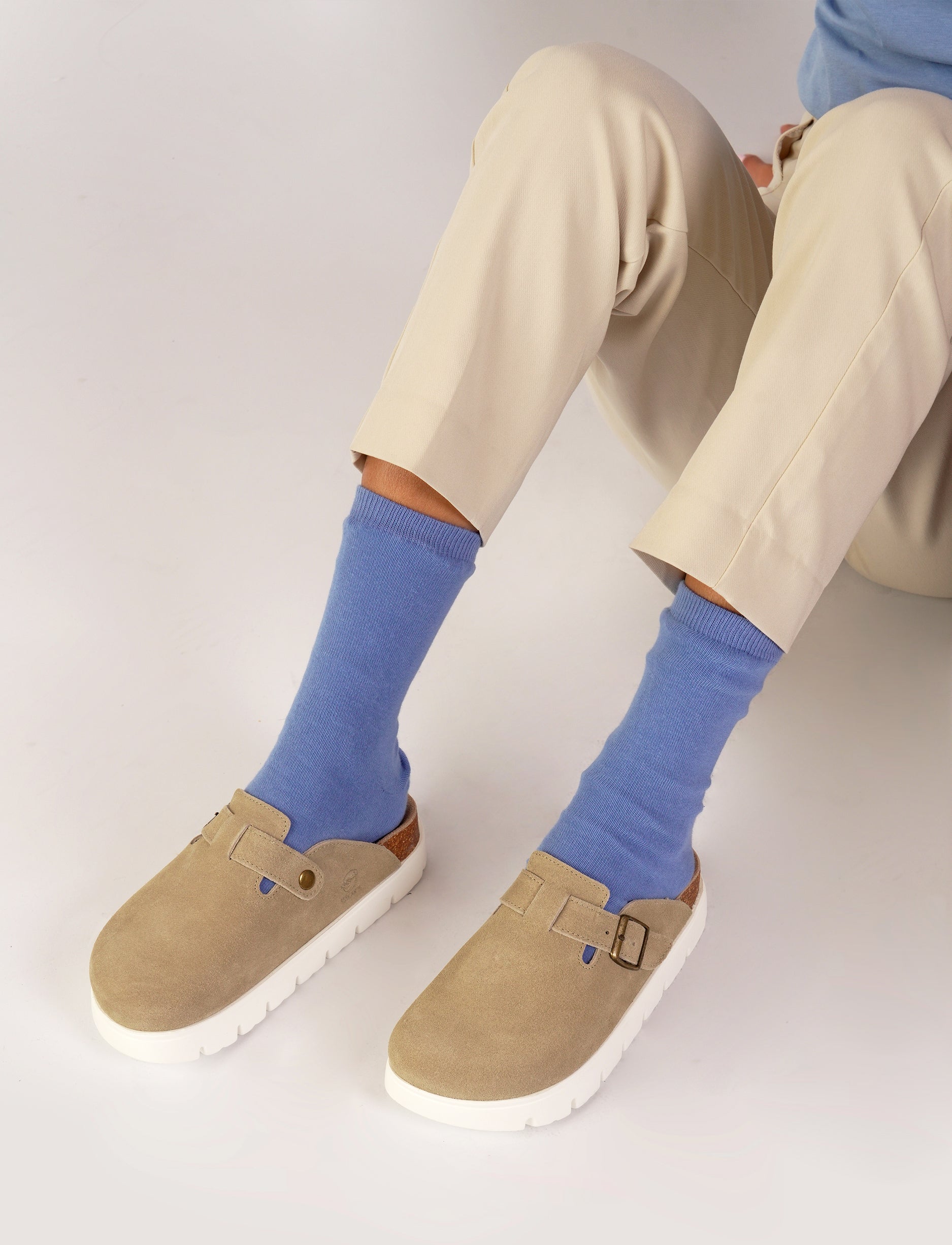 Oscars - כפכף פלטפורמה ג'ון אוסקרס לנשים בצבע חול