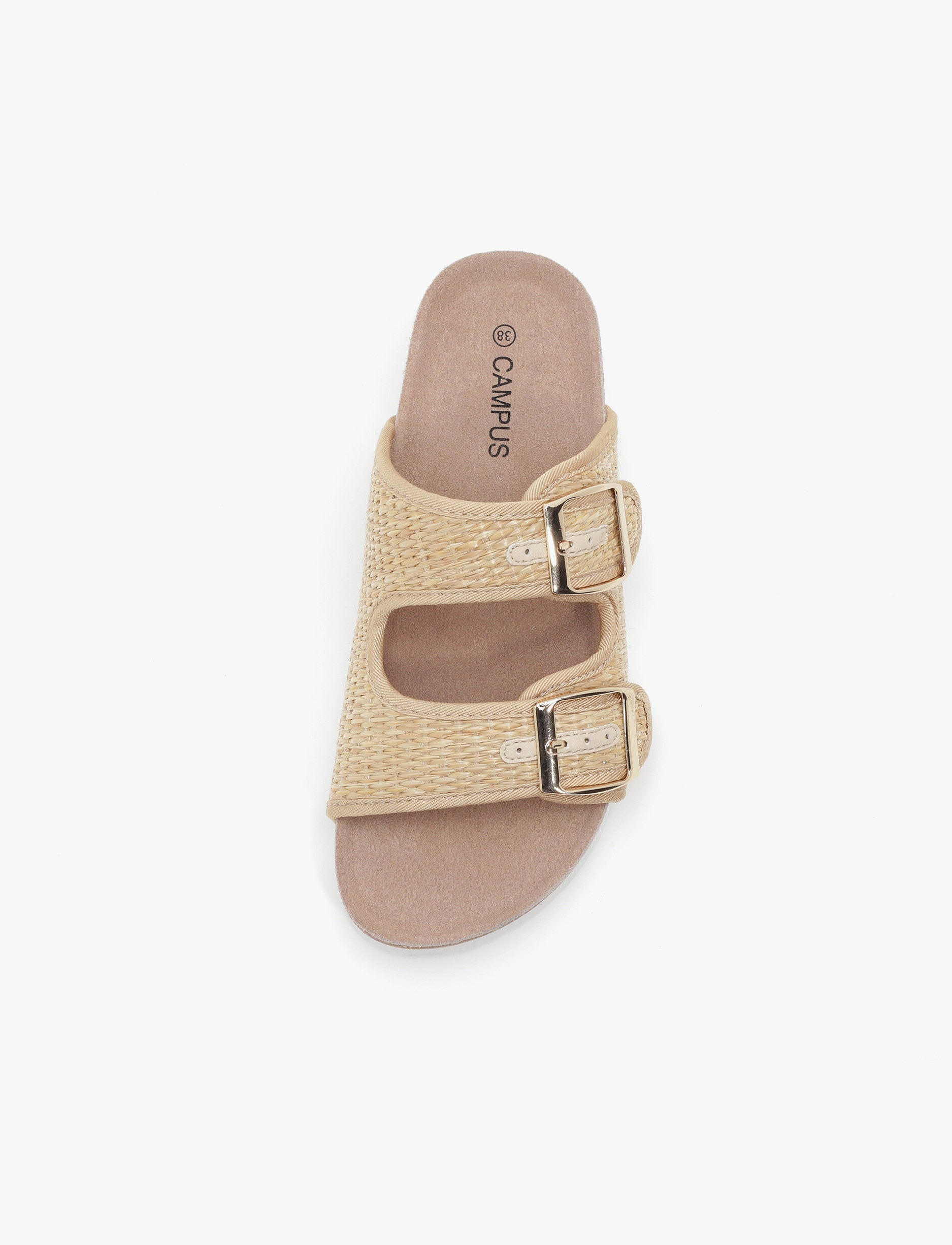 Oscars - כפכפי אוסקרס דגם ארבל לנשים בצבע קש