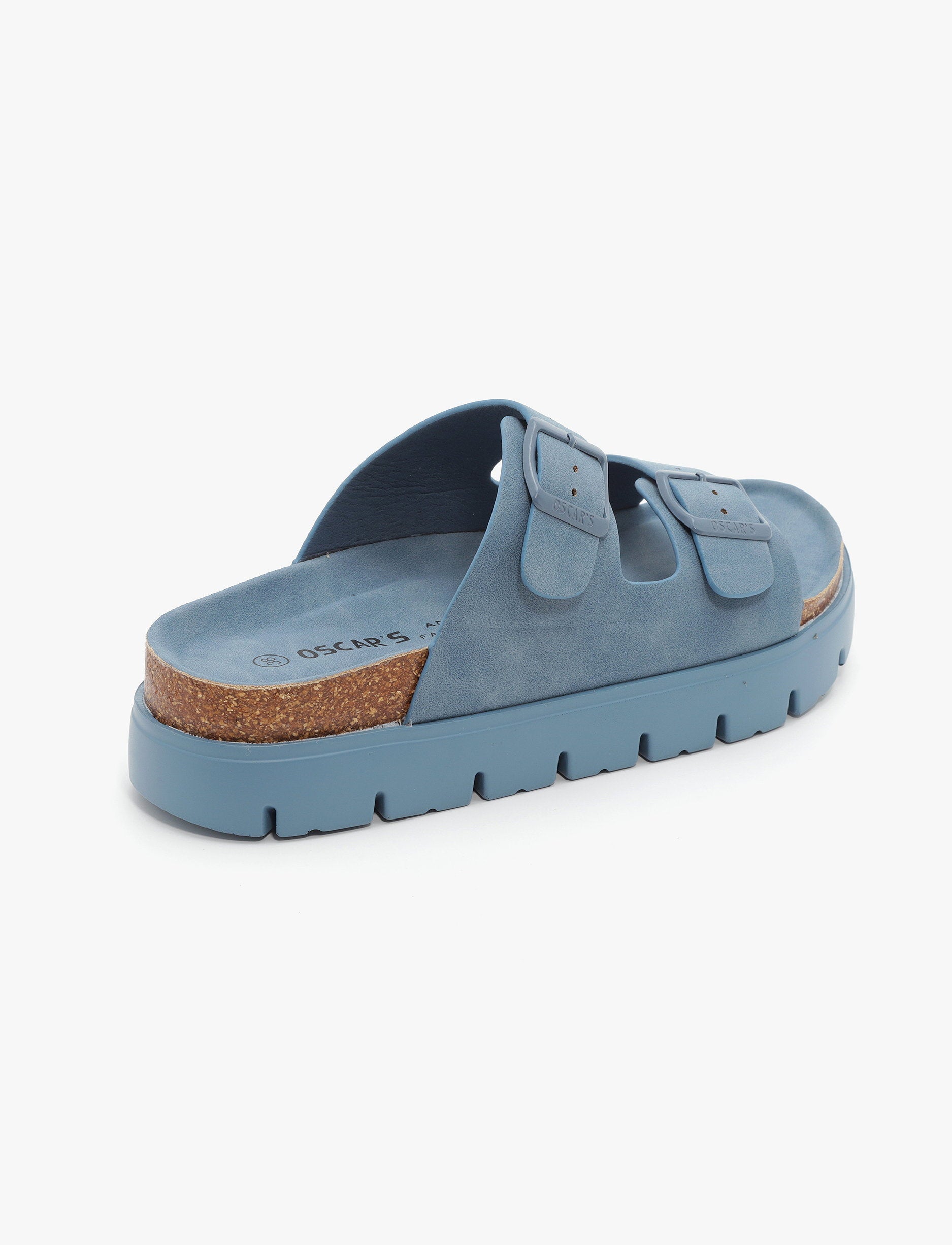 Oscars - כפכפי פלטפורמה אוסקרס דגם מקס לנשים בצבע ג'ינס