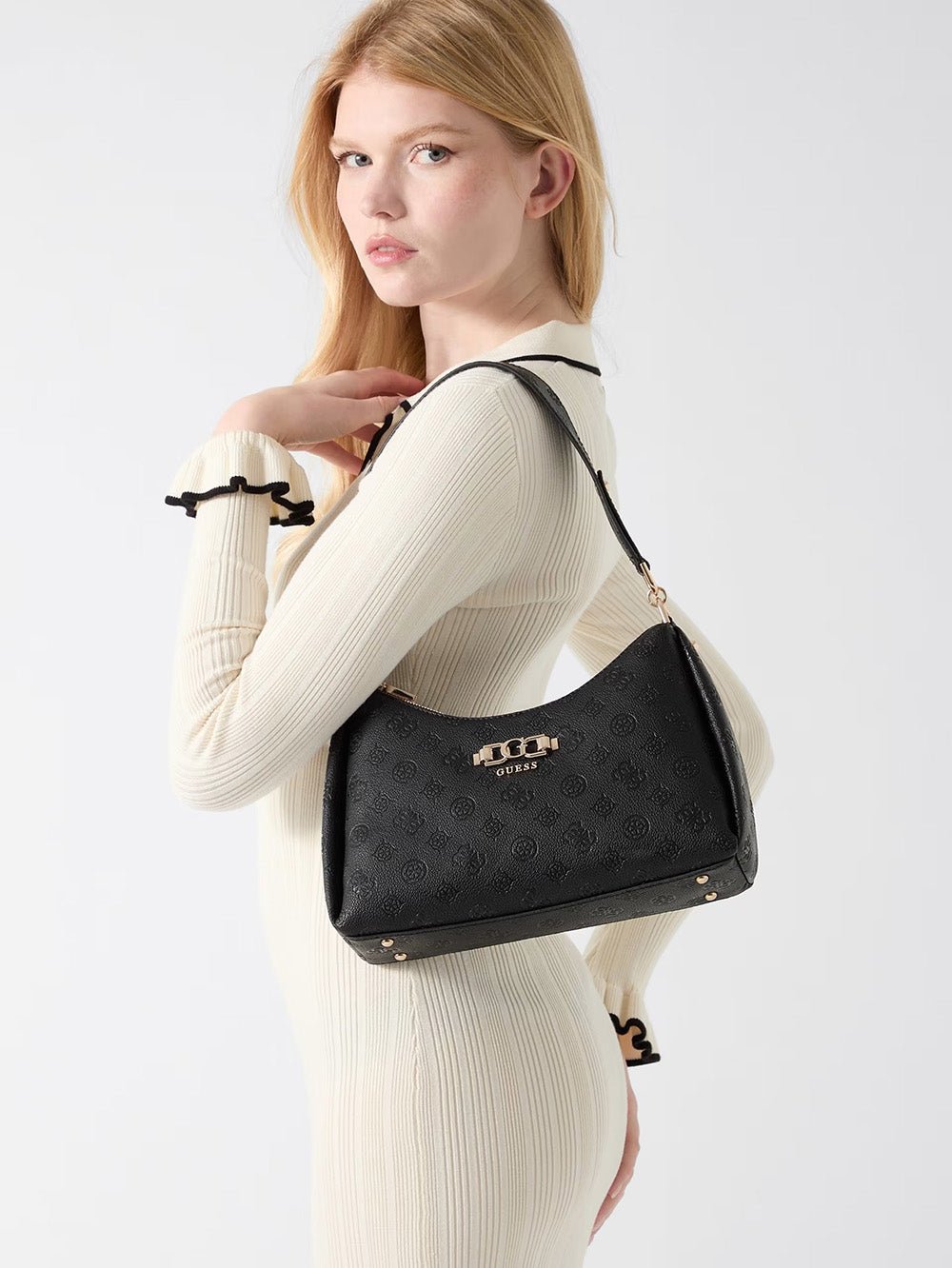 תיק Guess Anise Double Zip Shoulder Bag נשים