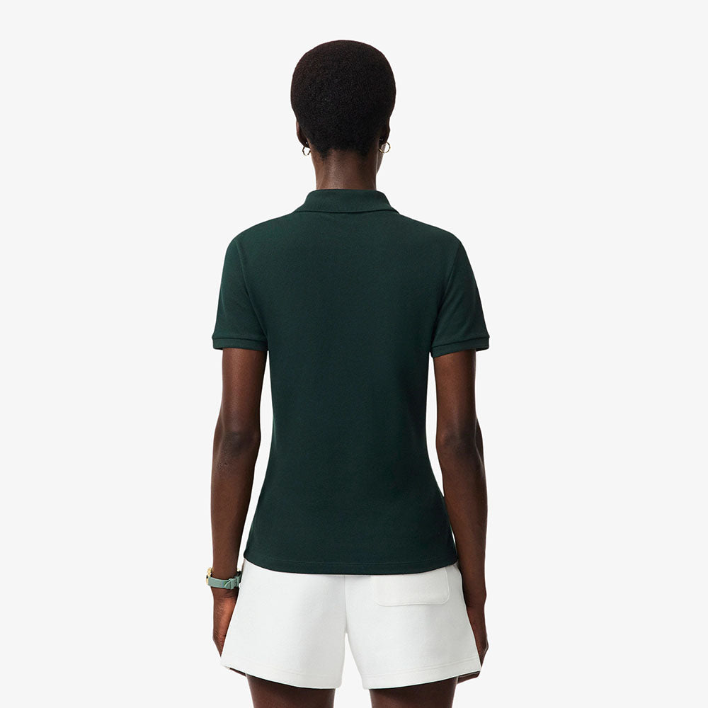 חולצת פולו לקוסט Slim Fit Stretch Piqué נשים