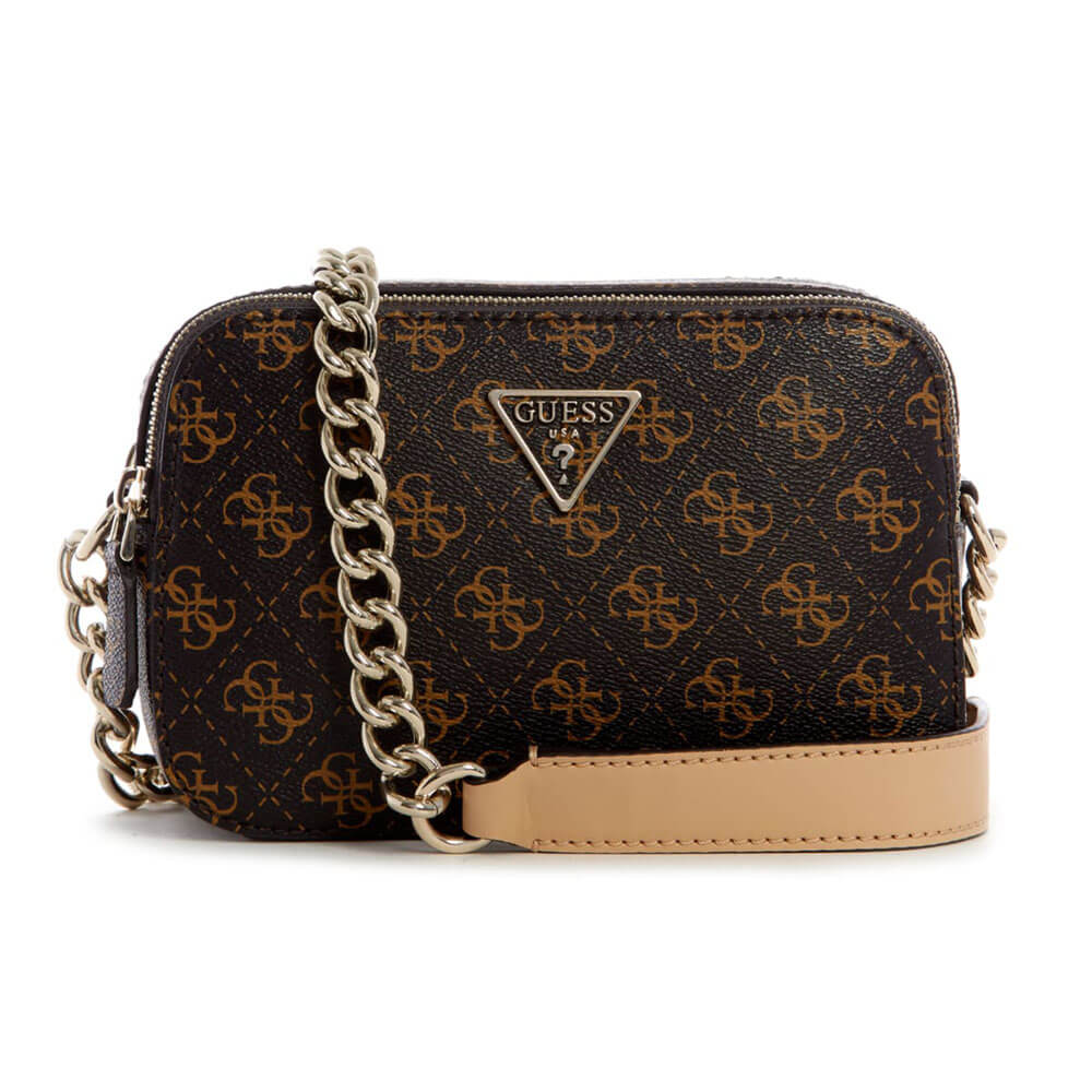 תיק צד GUESS נשים Noelle Quattro G Camera Crossbody
