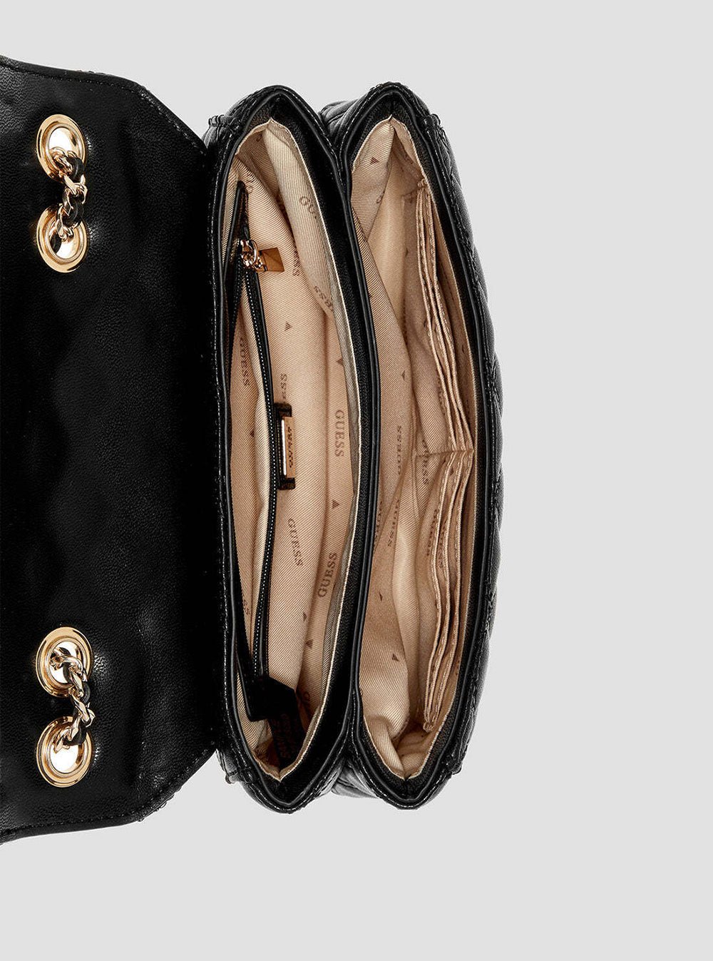 תיק Guess Giully Ii 2 Comp Cnvrtble Flap נשים