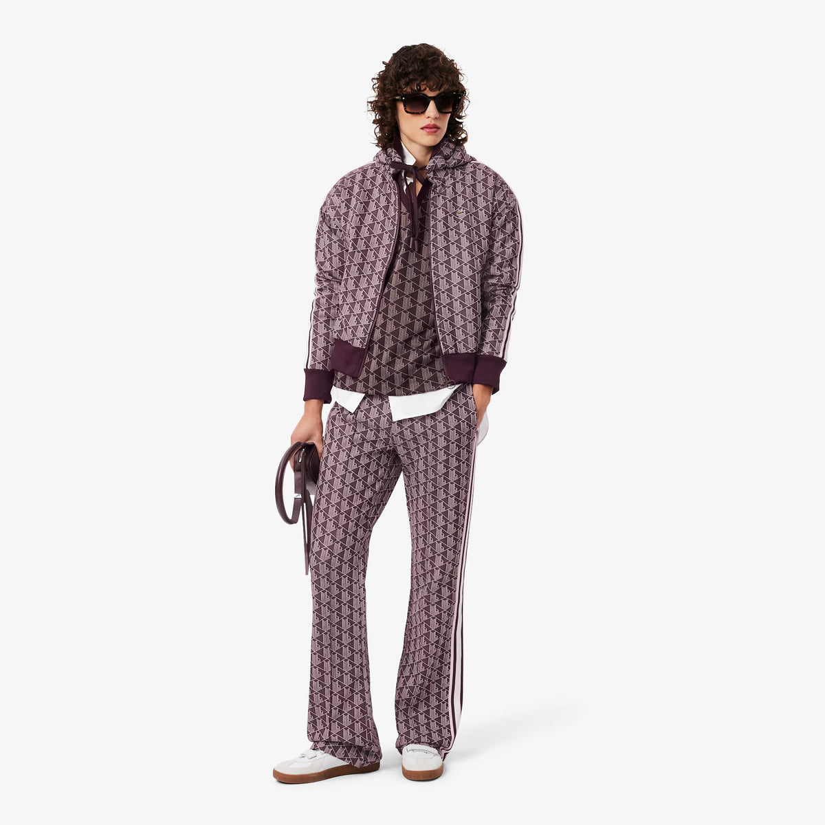 ג'קט לקוסט Jacquard Monogram נשים - lct-SF7606-WE2-34