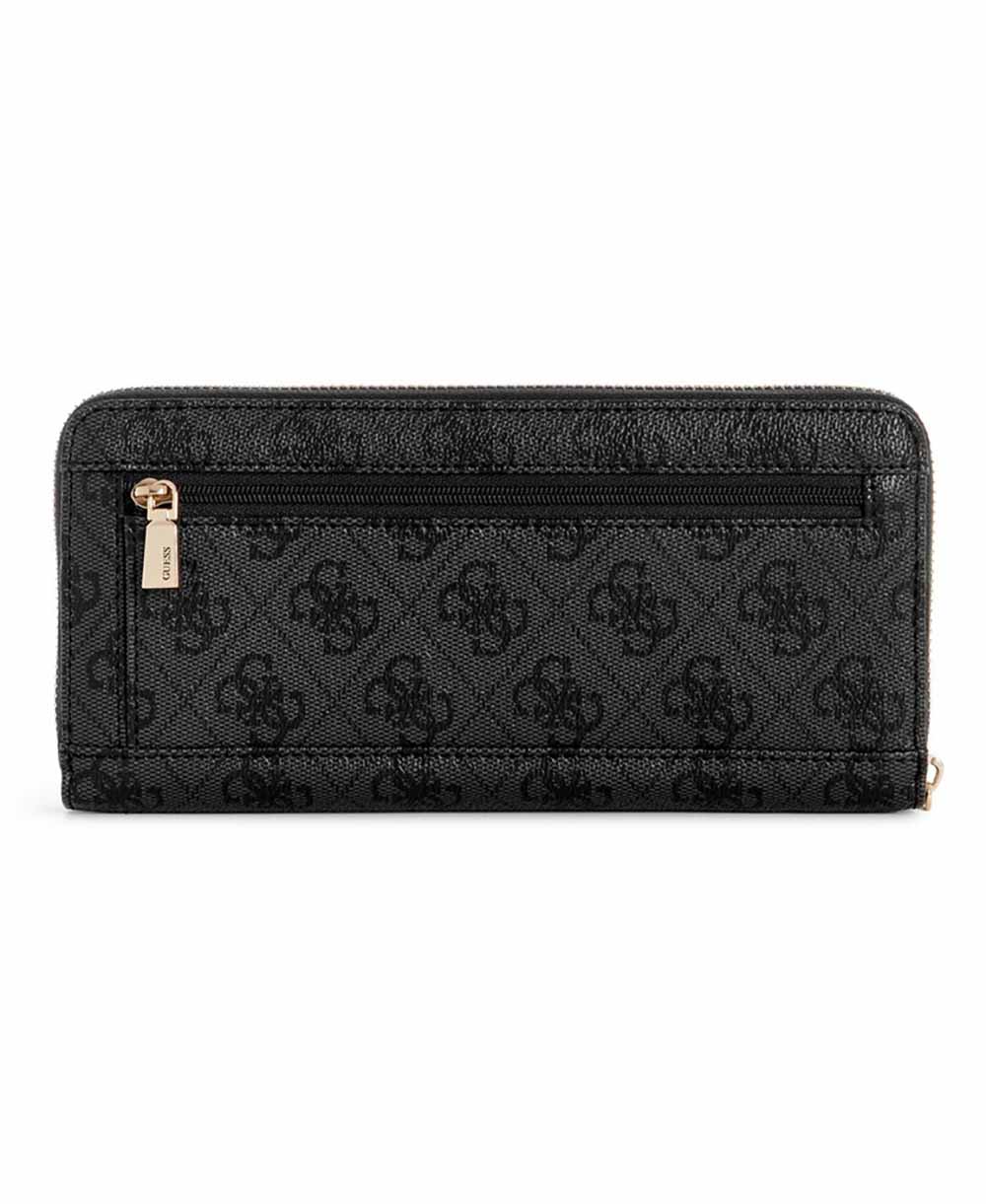 ארנק Guess Yvonne Logo Slg Lrg Zip Around נשים