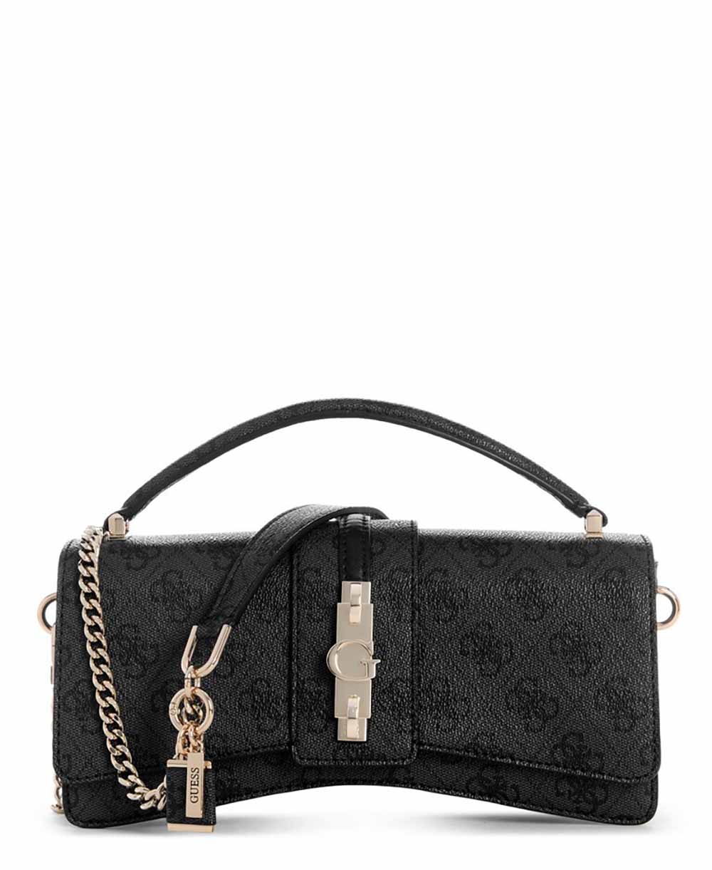 תיק Guess Yvonne Logo Mini Top Handl Flp נשים