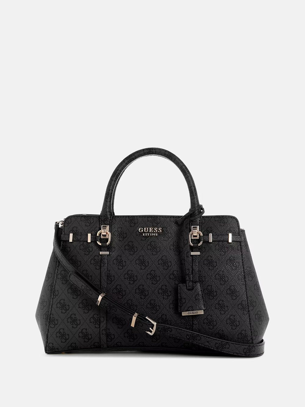 תיק Guess Leona Logo Mulit Comp Satchel נשים
