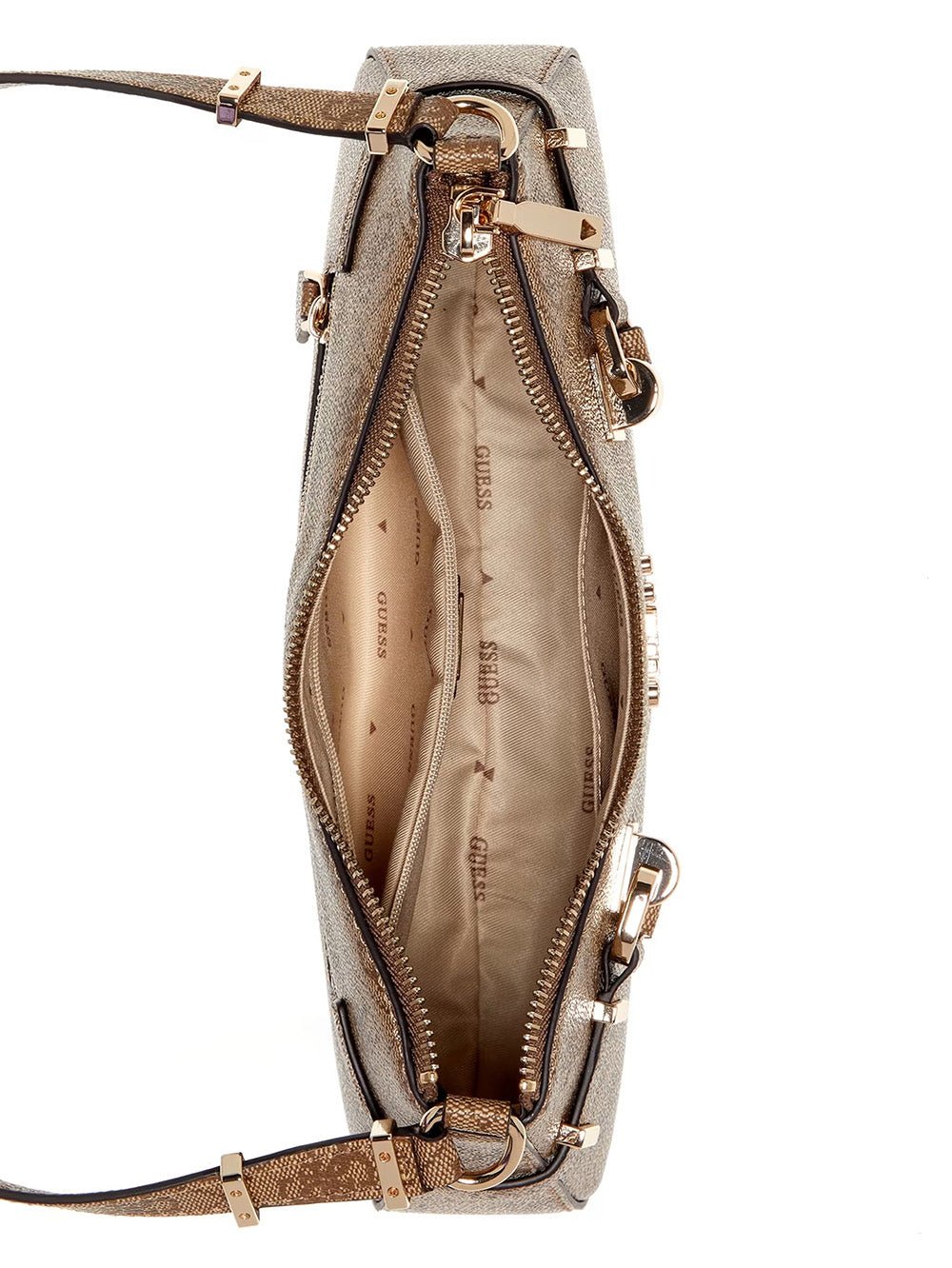 תיק Guess Leona Logo Shoulder Bag נשים