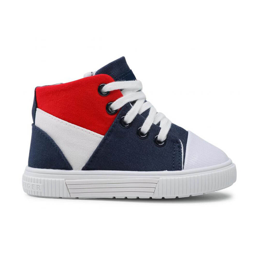סניקרס טומי הילפיגר High Top Lace-Up Sneaker לילדים