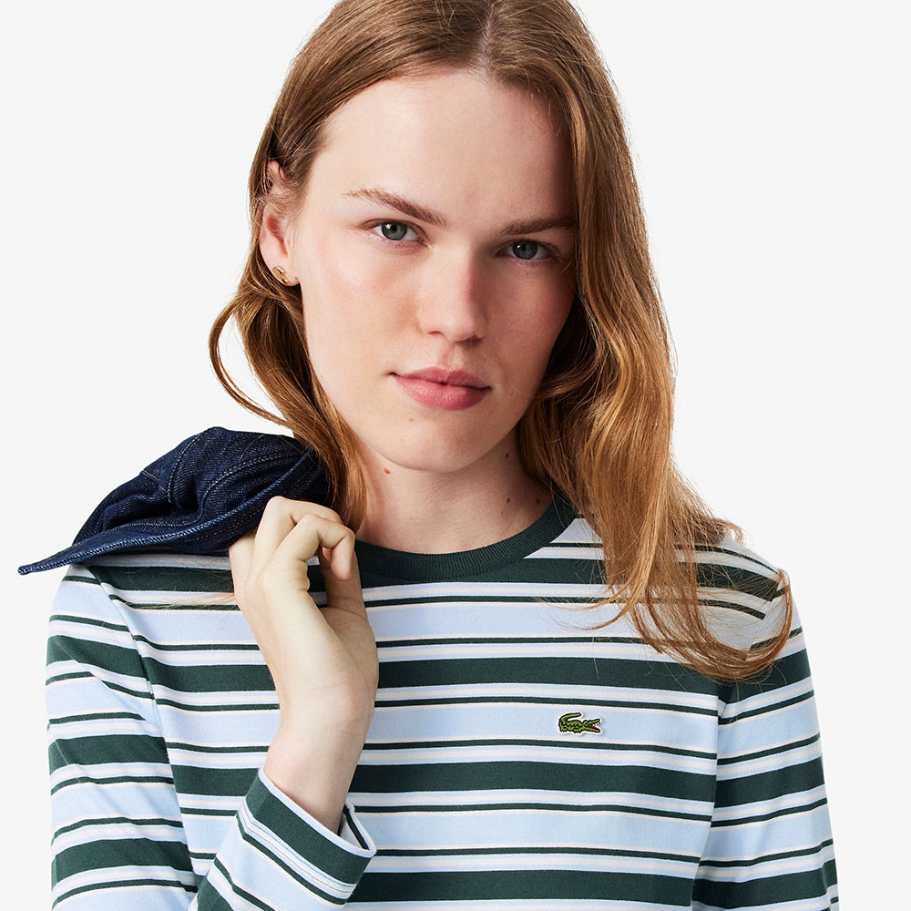 חולצת טישירט ארוכה לקוסט Striped Jersey נשים
