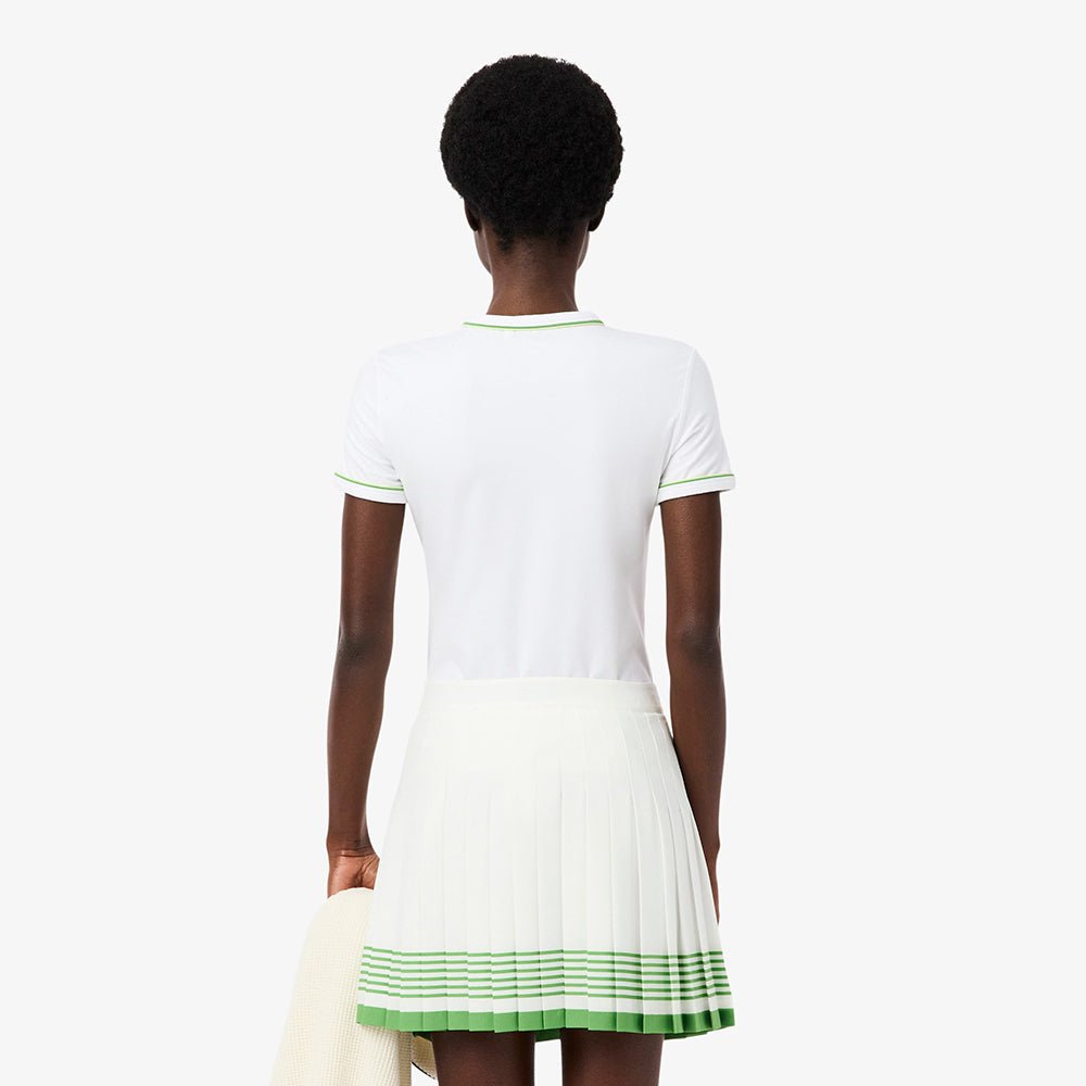 חולצת טישירט קצרה לקוסט Contrast Trim Jersey נשים