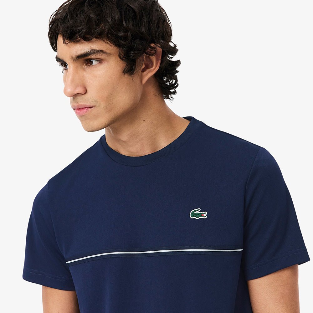 חולצת טישירט קצרה לקוסט Ultra Dry Crocodile Print גברים