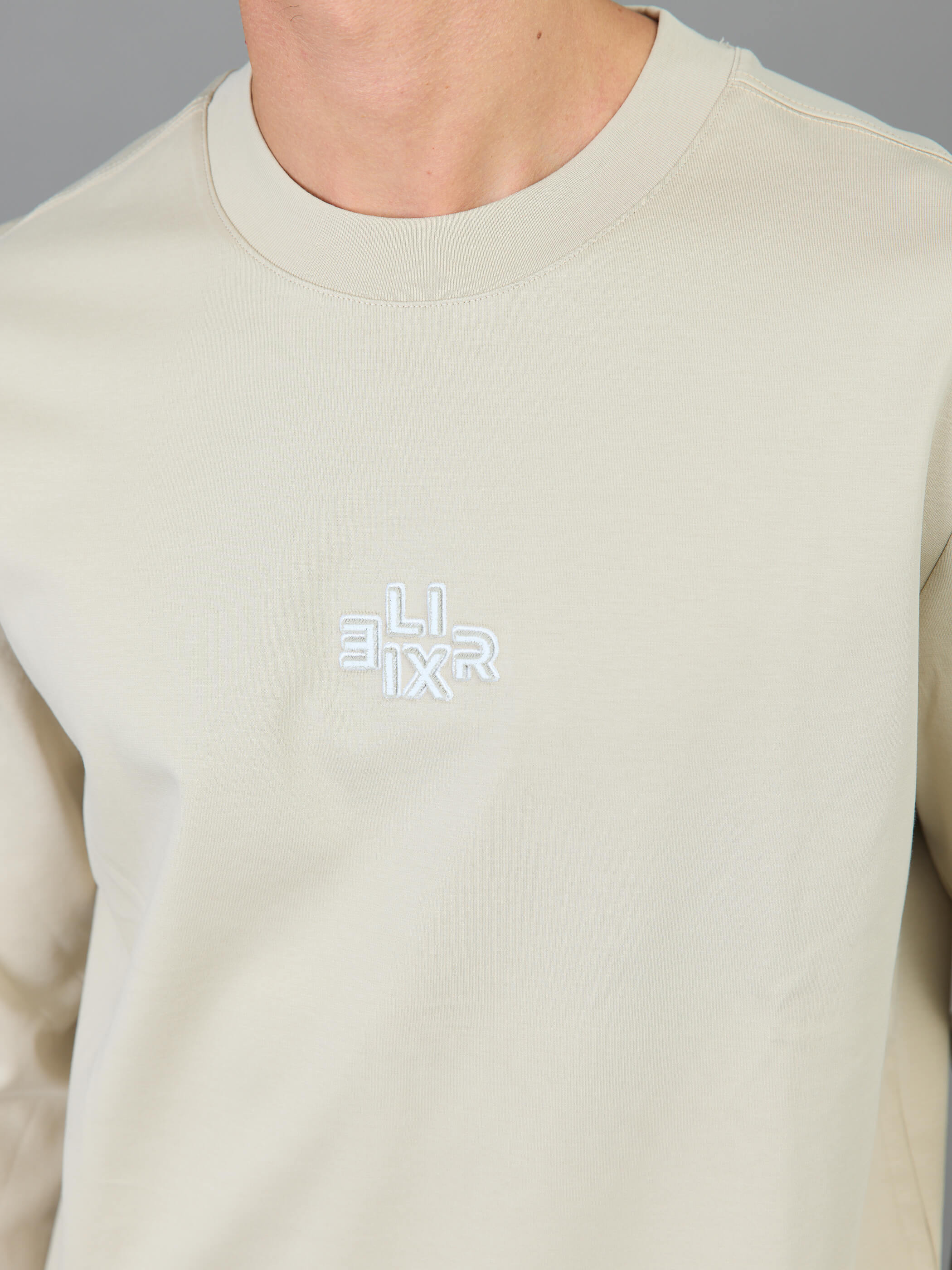 חולצת טישירט ארוכה אליקסיר Back X גברים