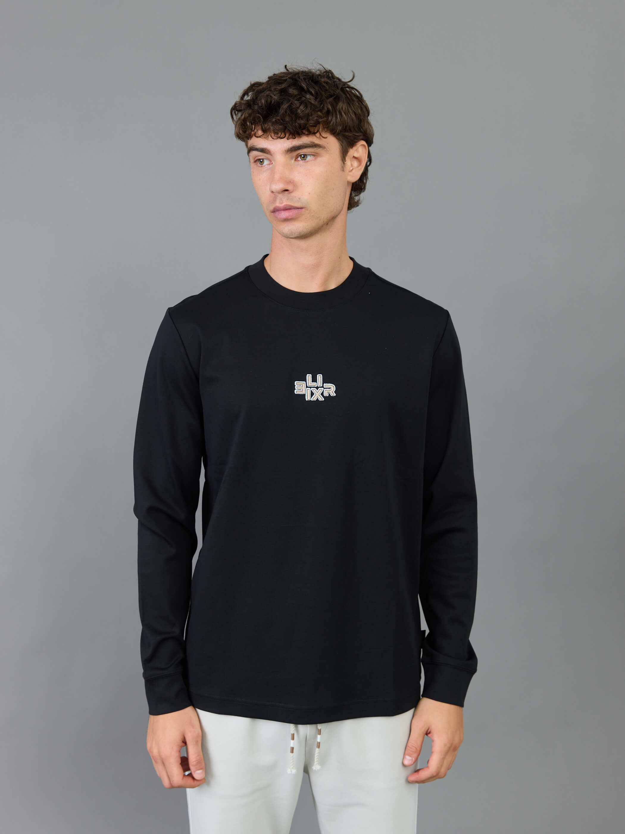 חולצת טישירט ארוכה אליקסיר Back X גברים