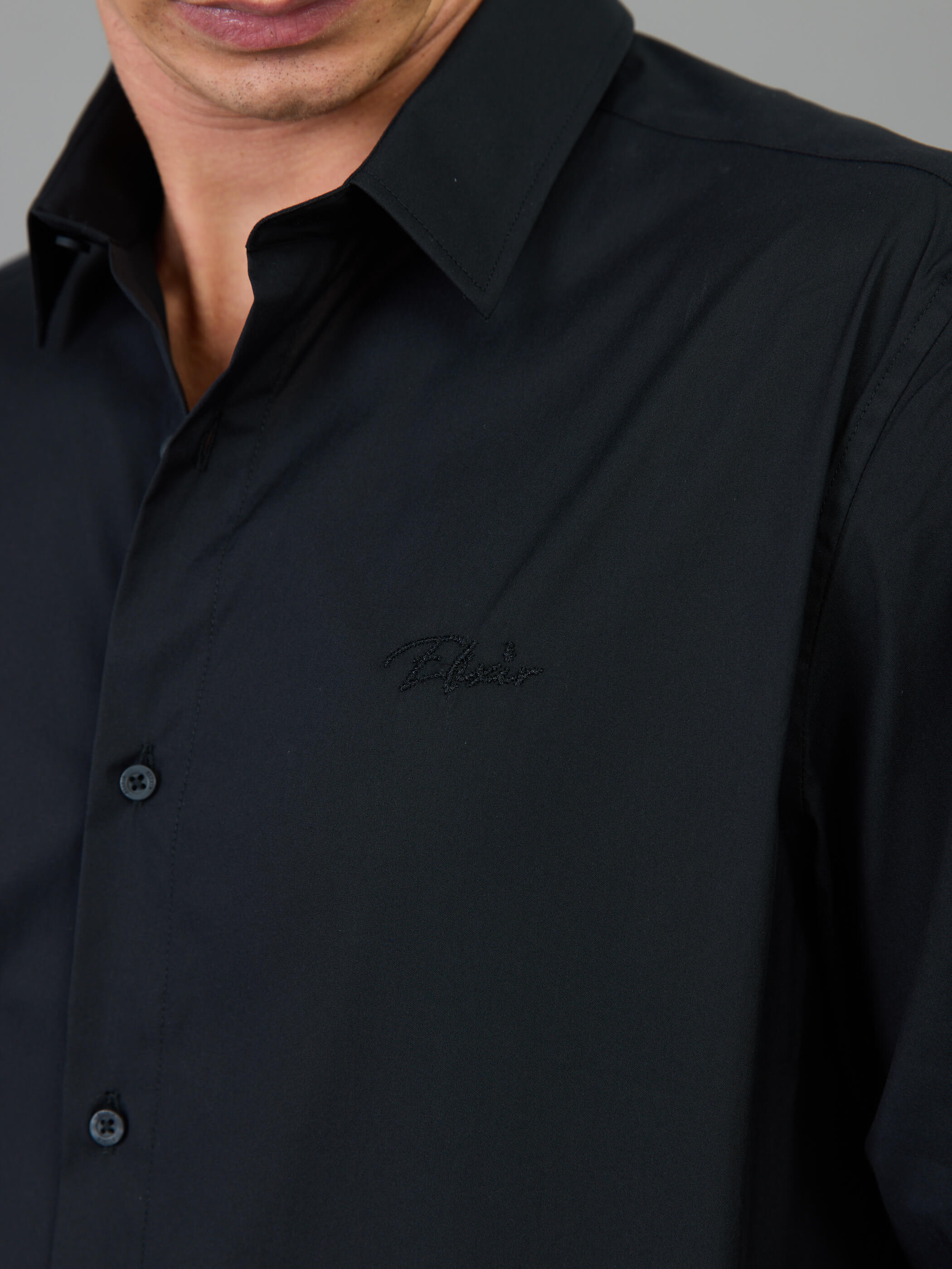 חולצה מכופתרת אליקסיר Embroidered Logo גברים