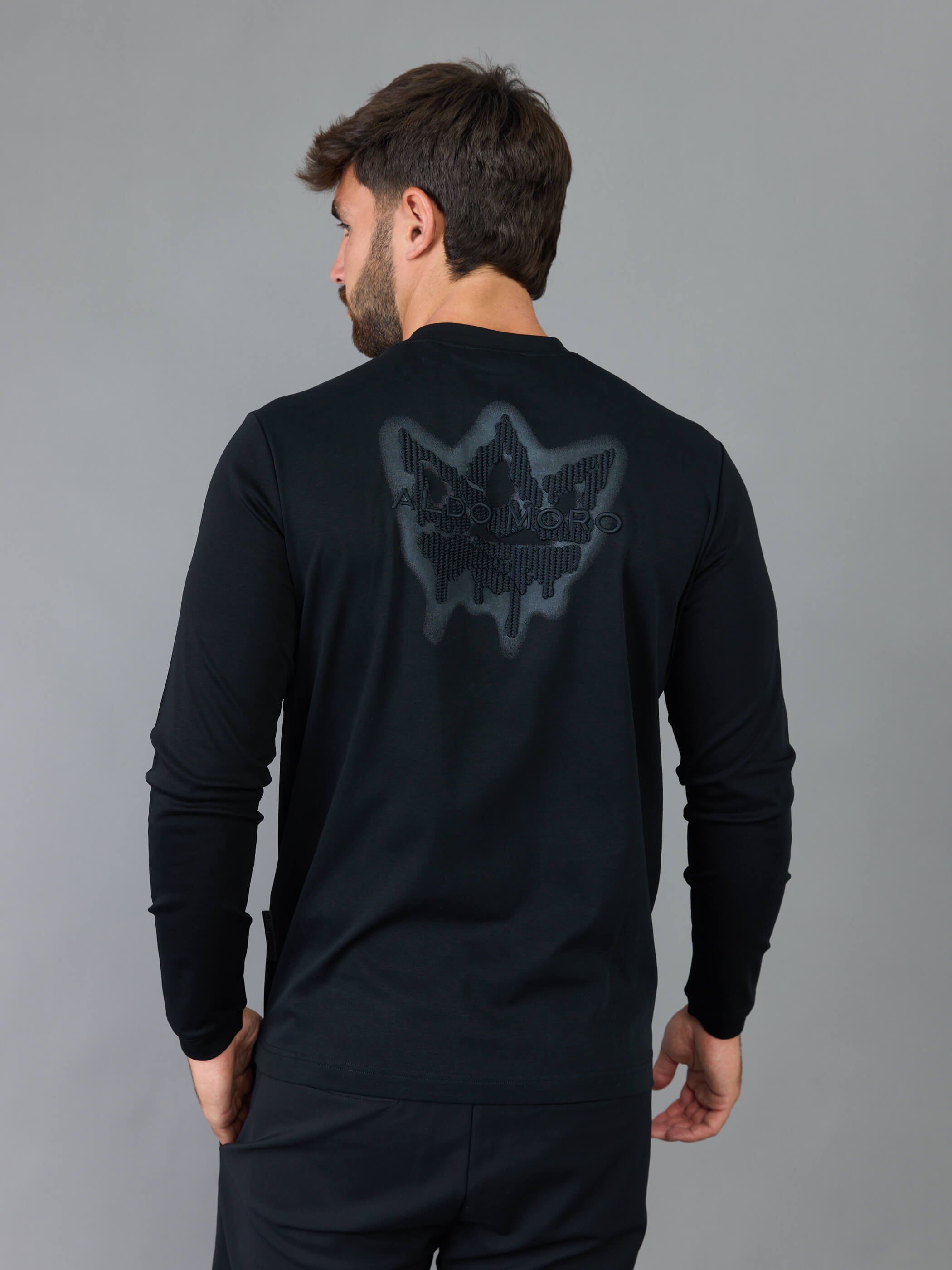 חולצת טישירט ארוכה אלדו מורו Back Crown גברים