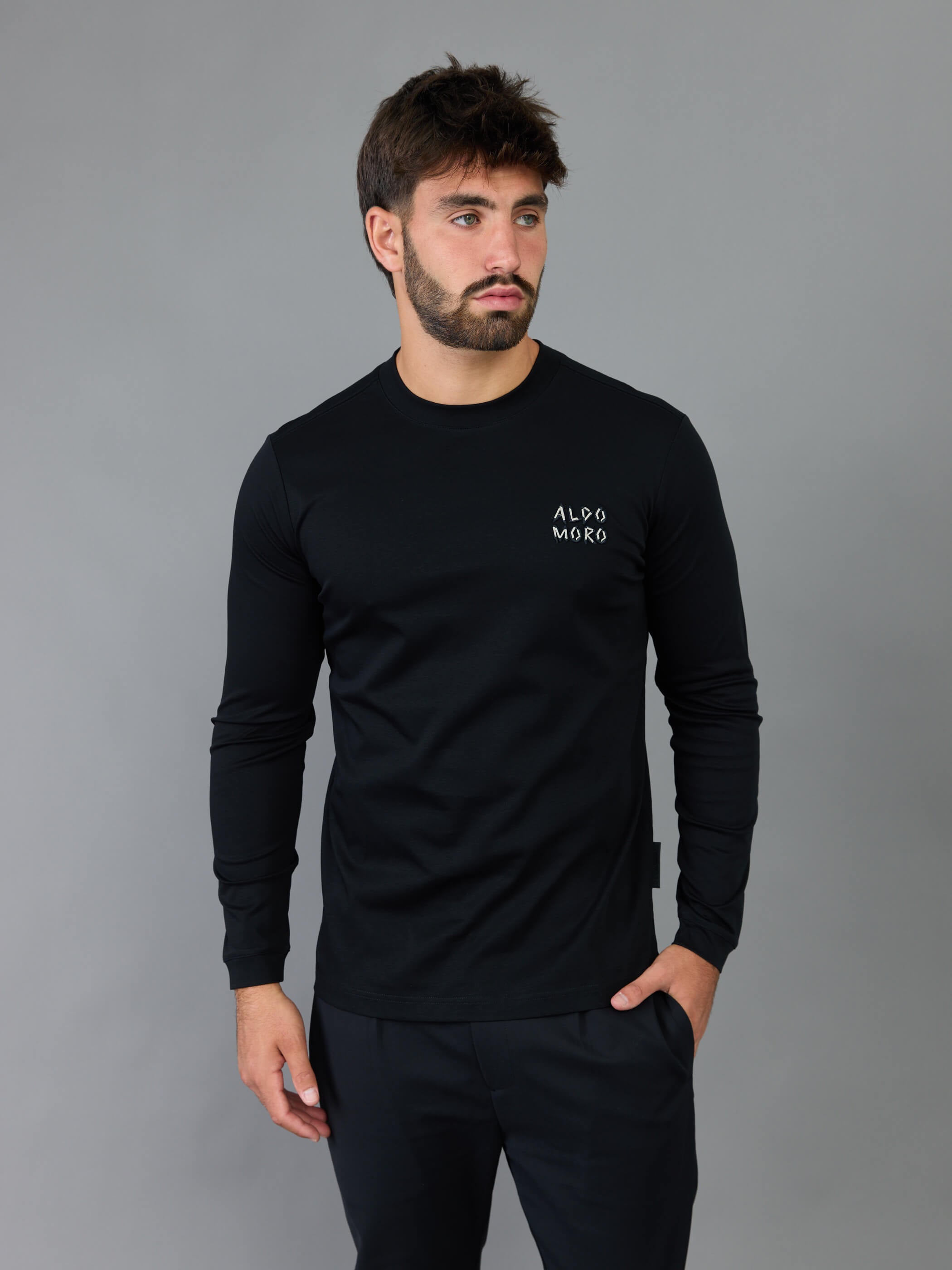 חולצת טישירט ארוכה אלדו מורו Back Crown גברים