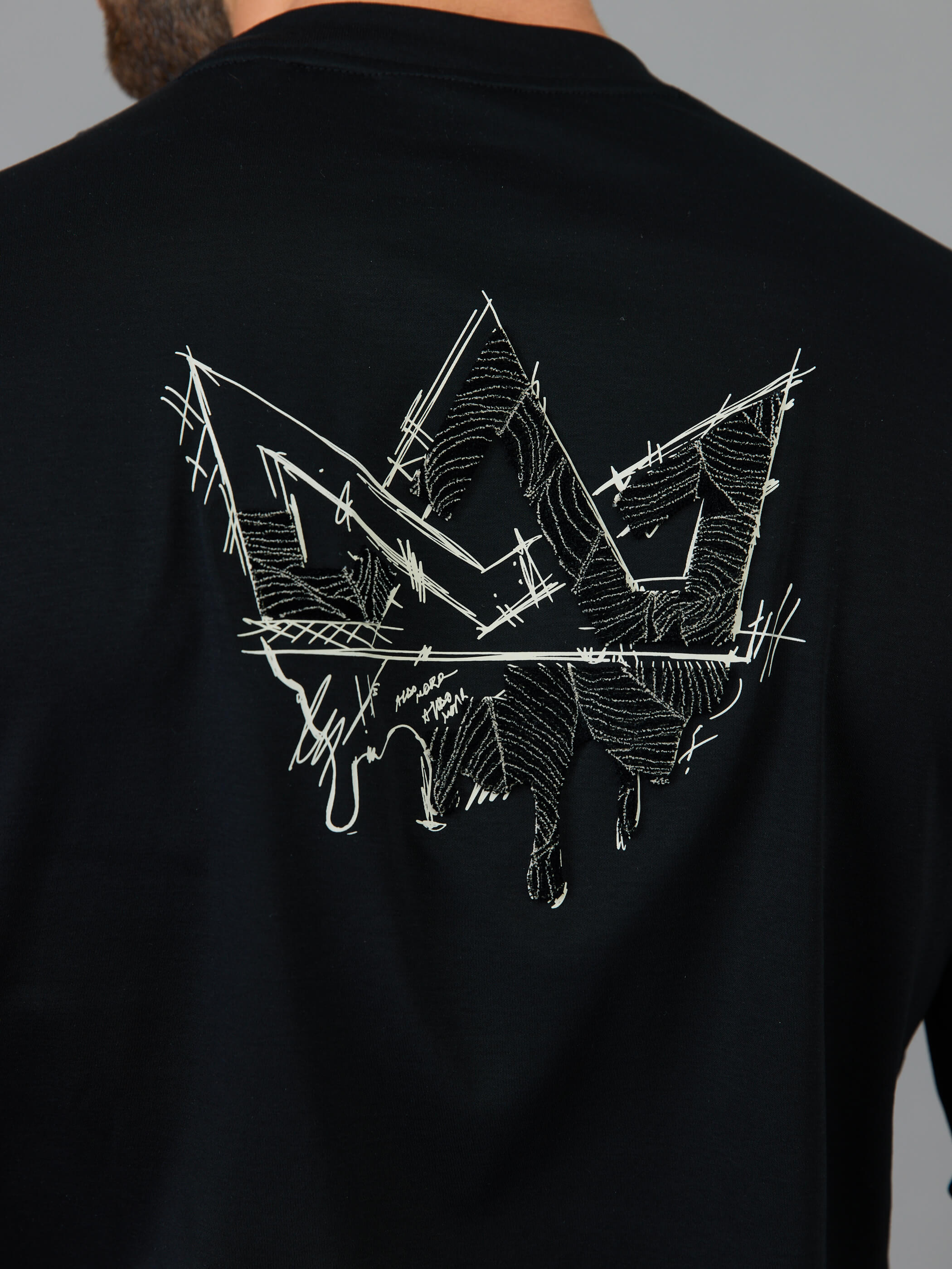 חולצת טישירט ארוכה אלדו מורו Back Crown גברים