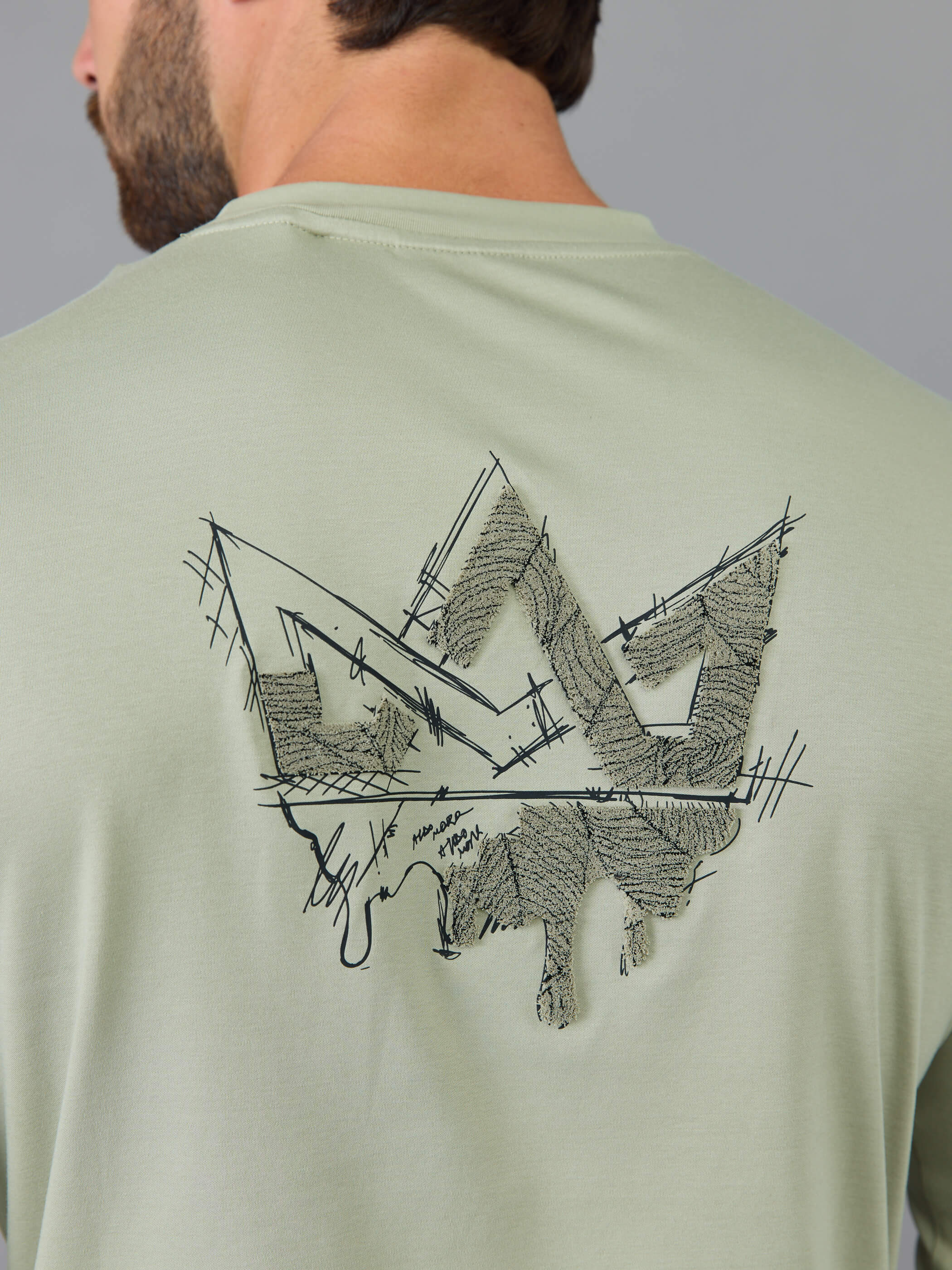 חולצת טישירט ארוכה אלדו מורו Back Crown גברים