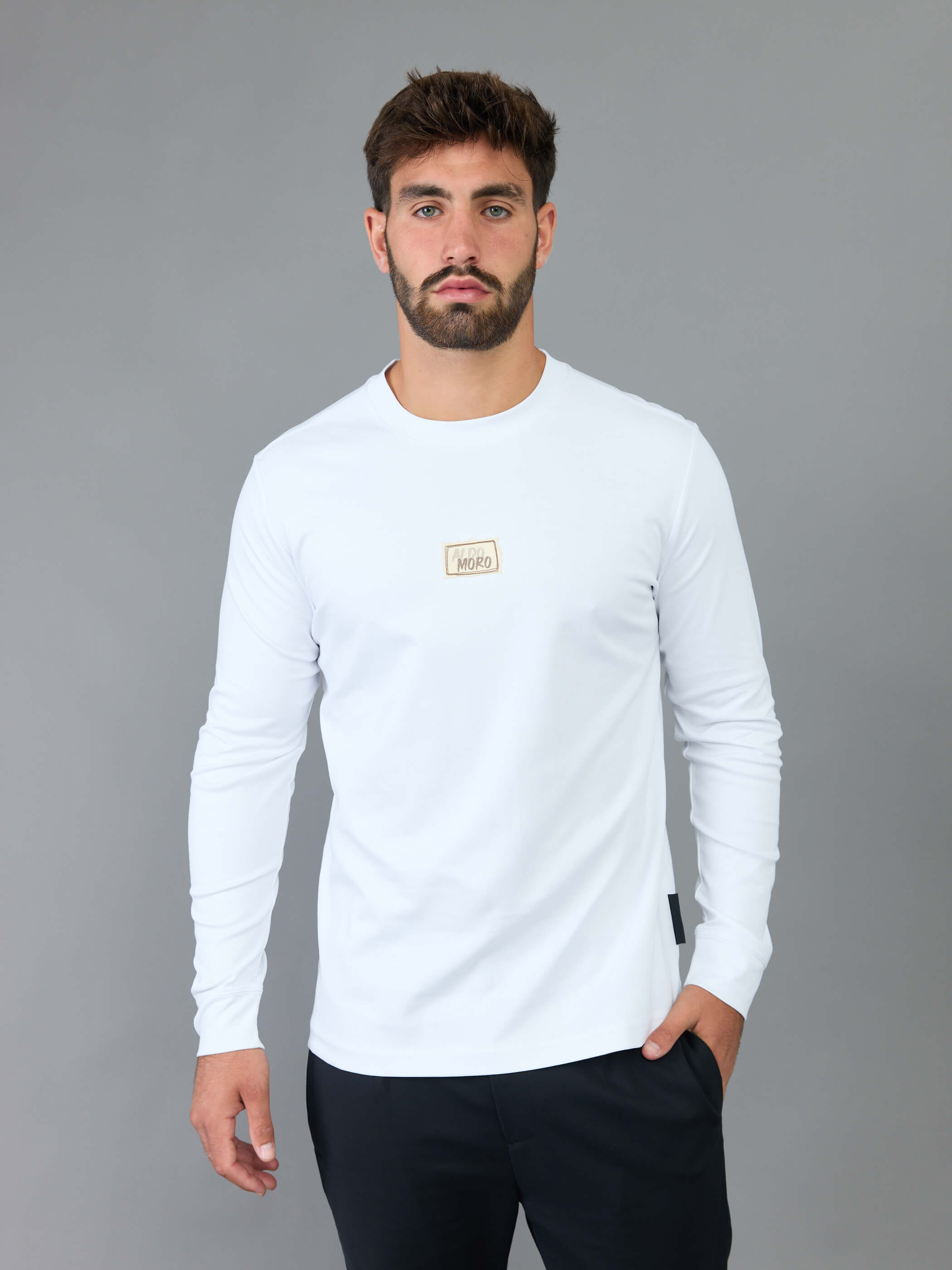 חולצת טישירט ארוכה אלדו מורו Back Patches גברים