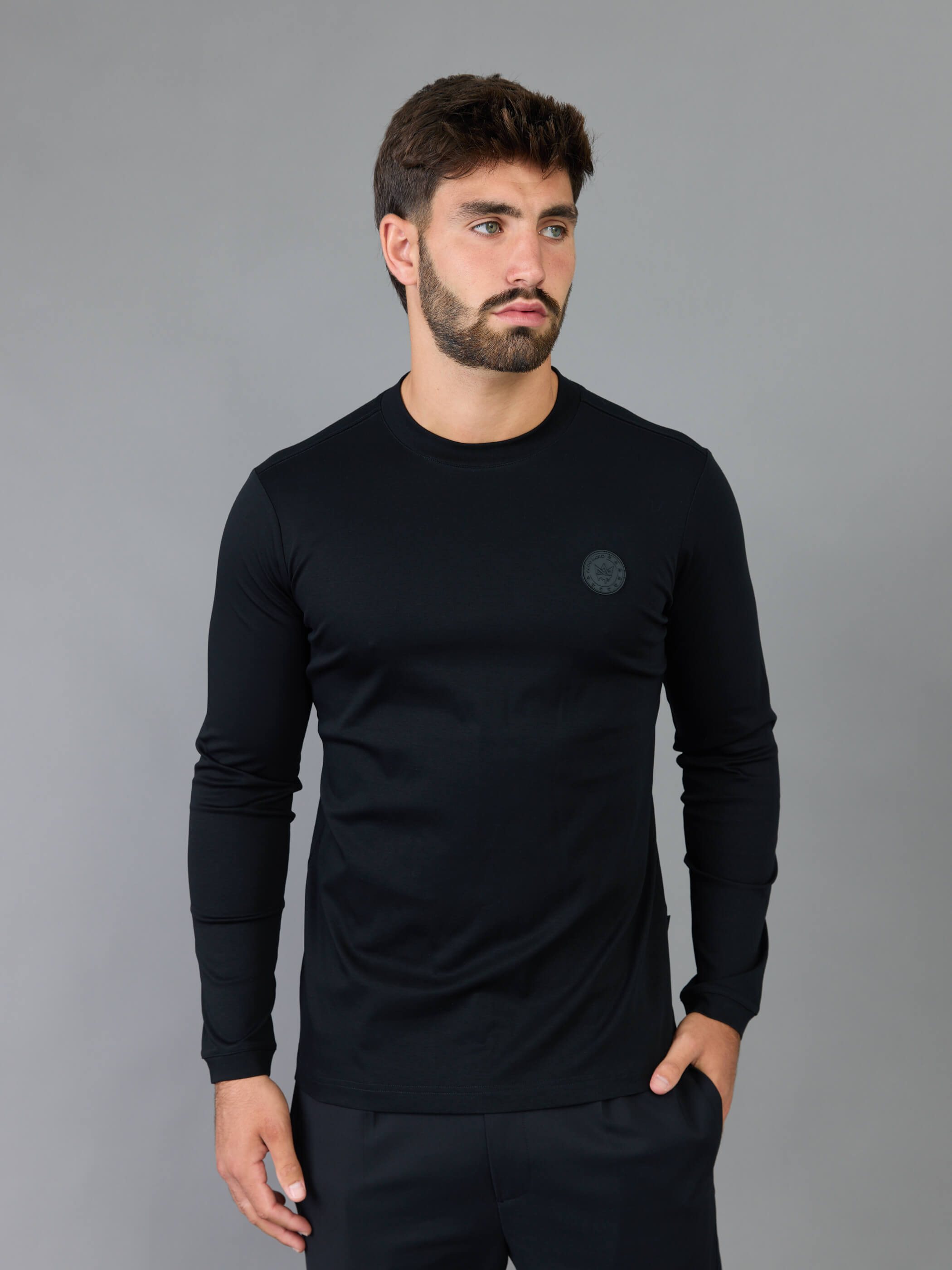 חולצת טישירט ארוכה אלדו מורו Circle Logo גברים