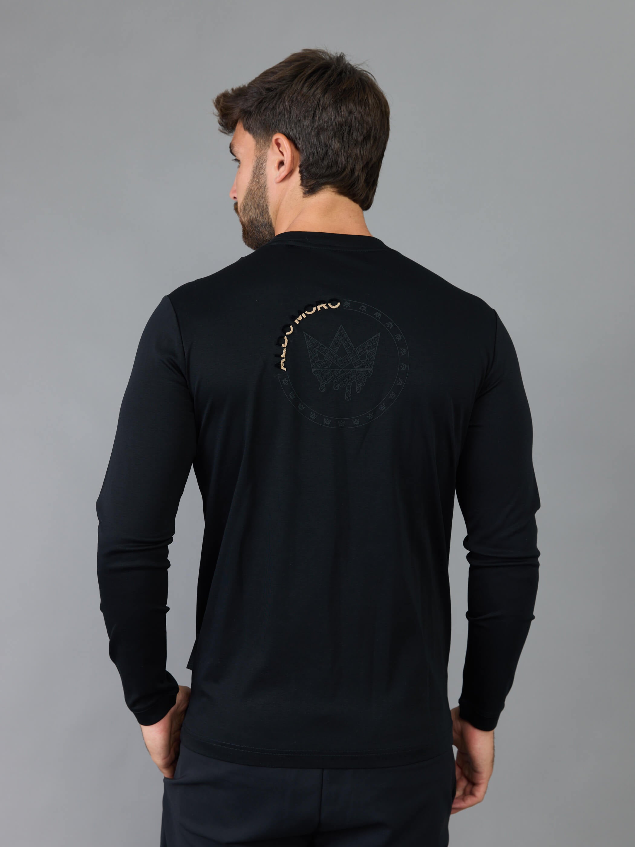 חולצת טישירט ארוכה אלדו מורו Circle Logo גברים