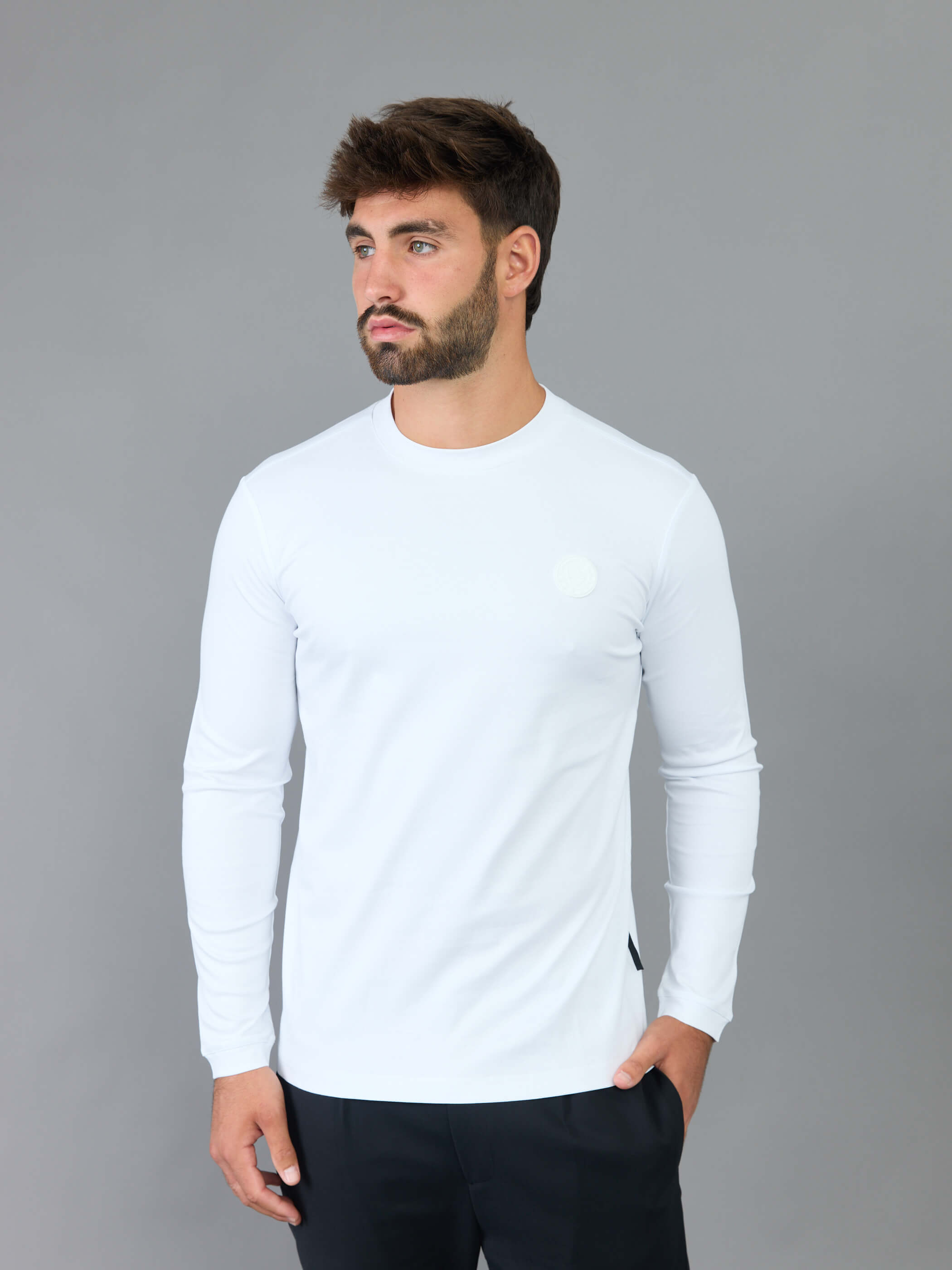 חולצת טישירט ארוכה אלדו מורו Circle Logo גברים