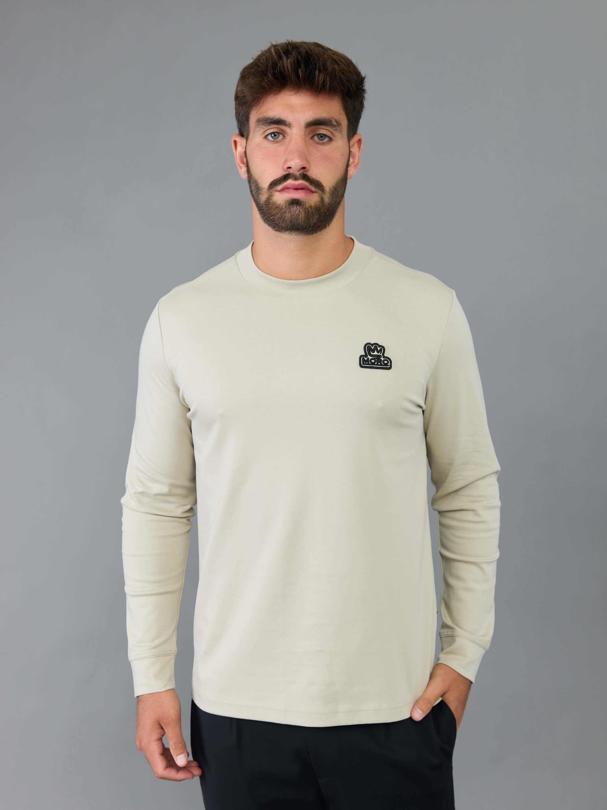 חולצת טישירט ארוכה אלדו מורו Back Patches גברים