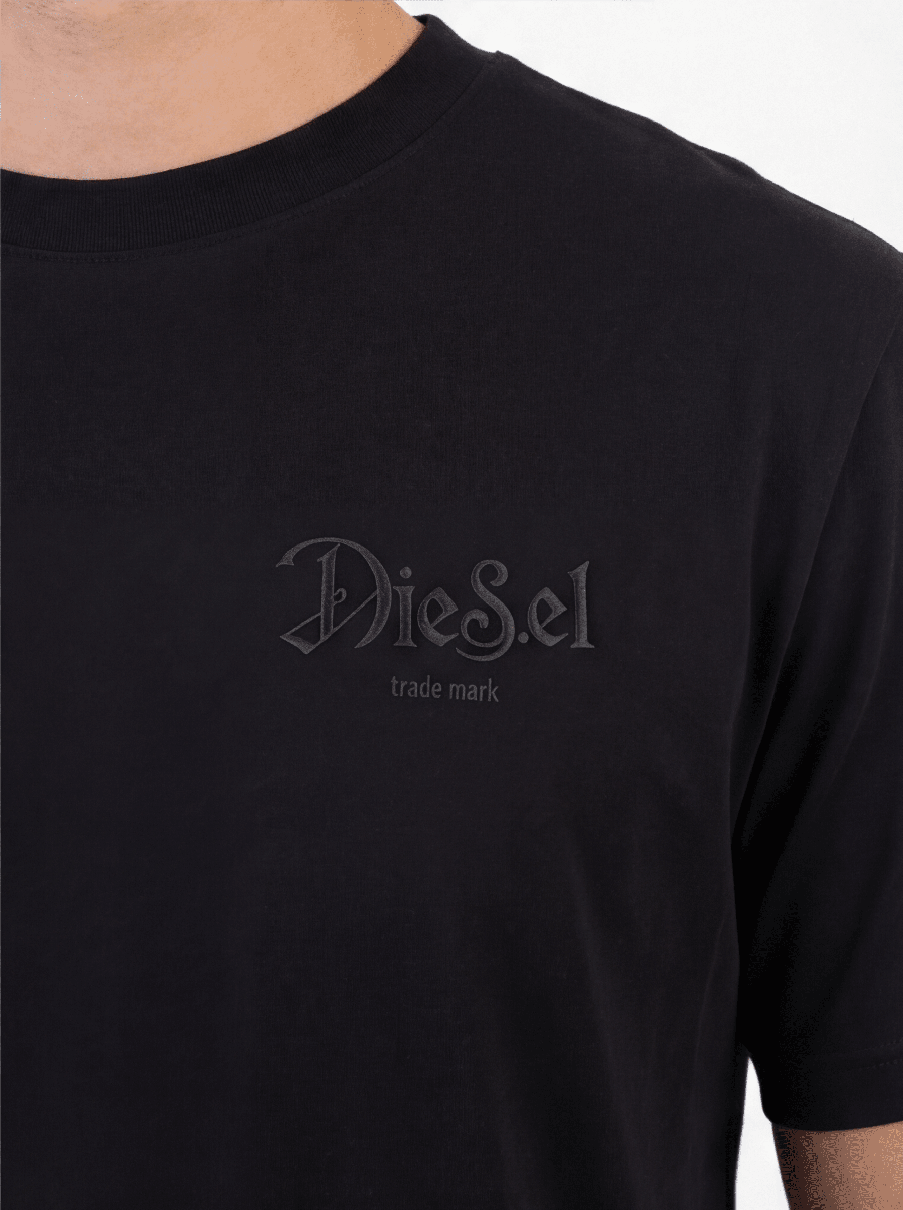 חולצת טישירט קצרה דיזל Side Print גברים