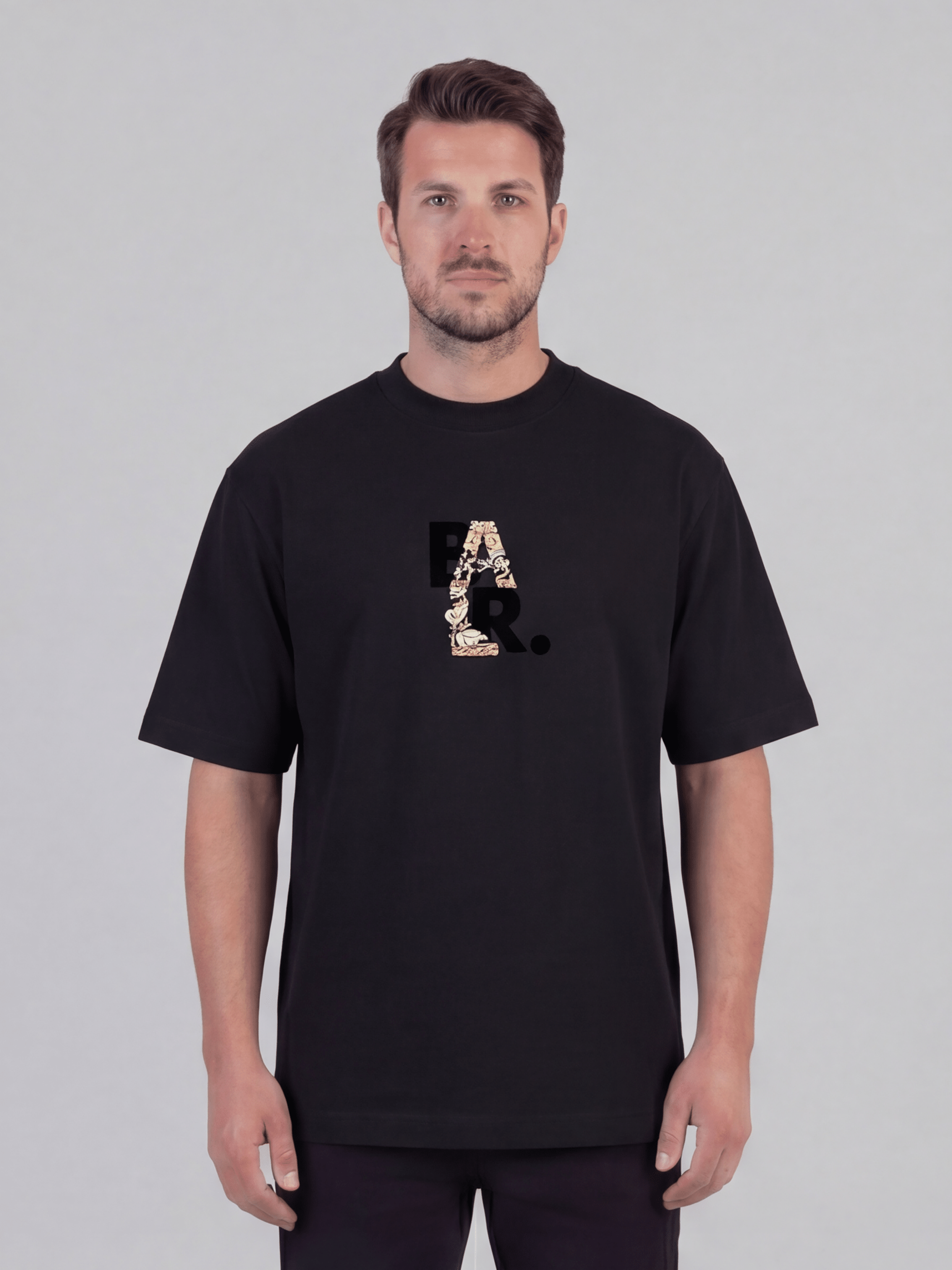 חולצת טישירט קצרה באלר Flower & Butterfly Logo גברים