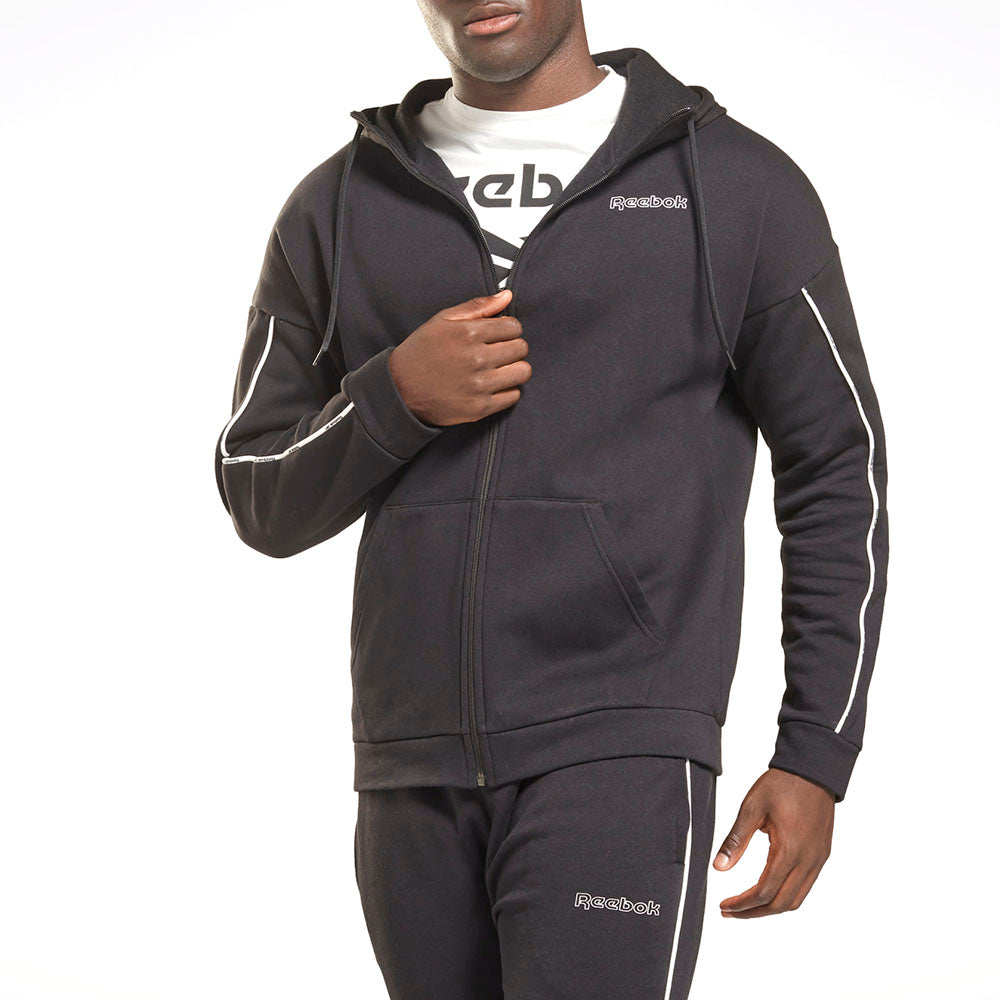 ג'קט קפוצ'ון ריבוק Essentials Piping Hoodie גברים
