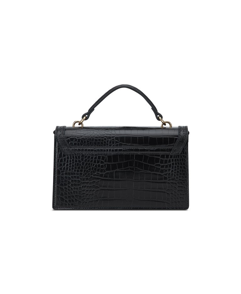 תיק Guess Farrah Top Handle Crossbody נשים - gus-UG180619-BLA-One-Size