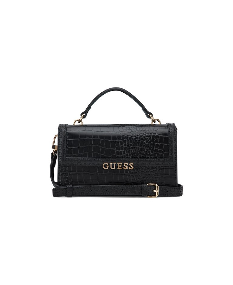תיק Guess Farrah Top Handle Crossbody נשים - gus-UG180619-BLA-One-Size