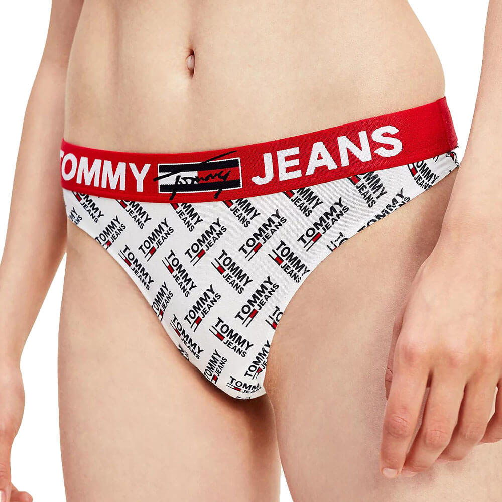 תחתוני טומי הילפיגר All-Over Logo Print נשים