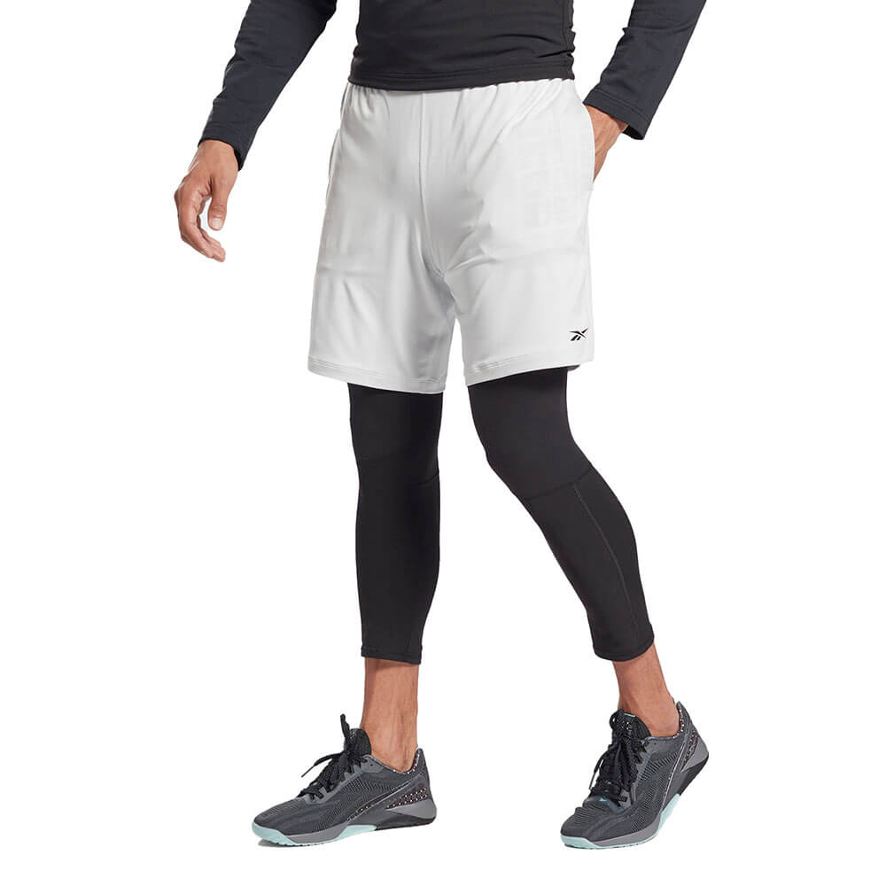 מכנס ספורט קצר ריבוק Fitness MyoKnit Seamless גברים