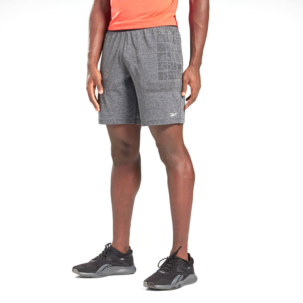 מכנס ספורט קצר ריבוק Fitness MyoKnit Seamless גברים