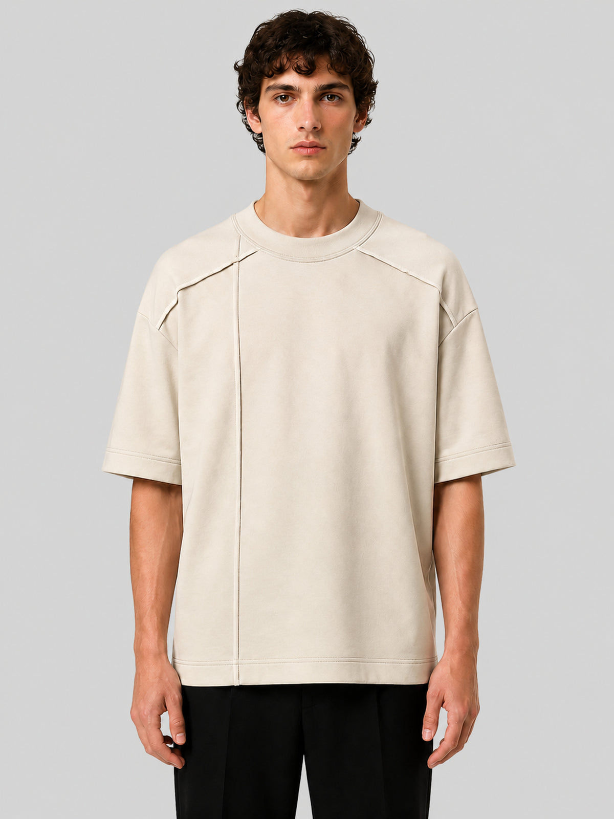 חולצת טישירט קצרה וויב Classic Oversize גברים